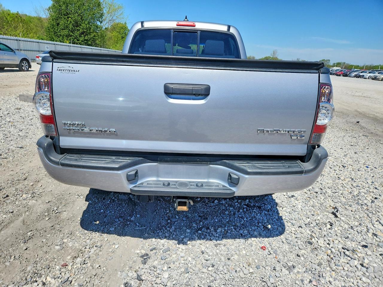 2014 Toyota Tacoma Double Cab Prerunner Long Bed Серебряный vin: 3TMKU4HN3EM041134