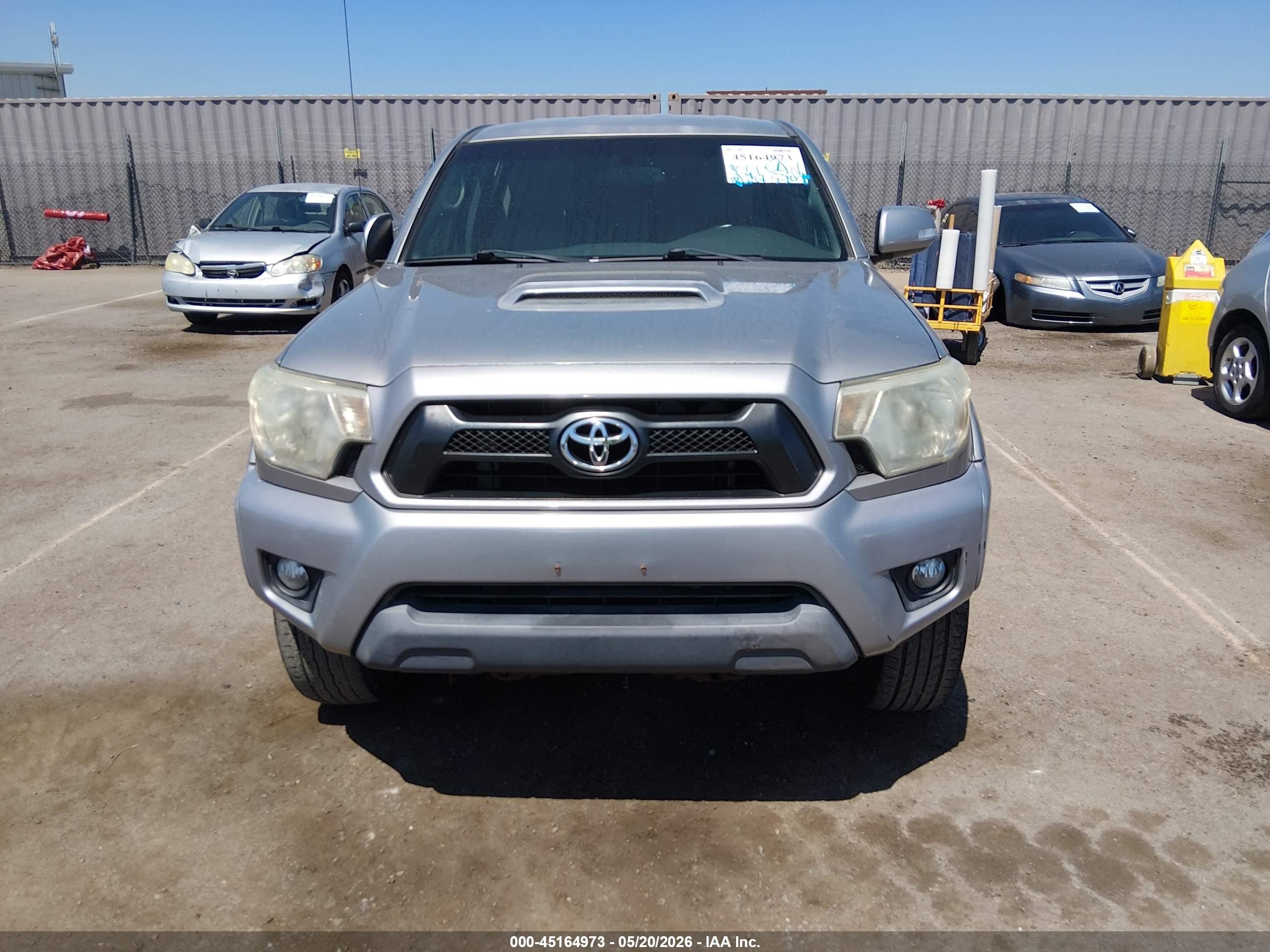 2015 Toyota Tacoma Prerunner V6 Silver vin: 3TMKU4HN3FM045458