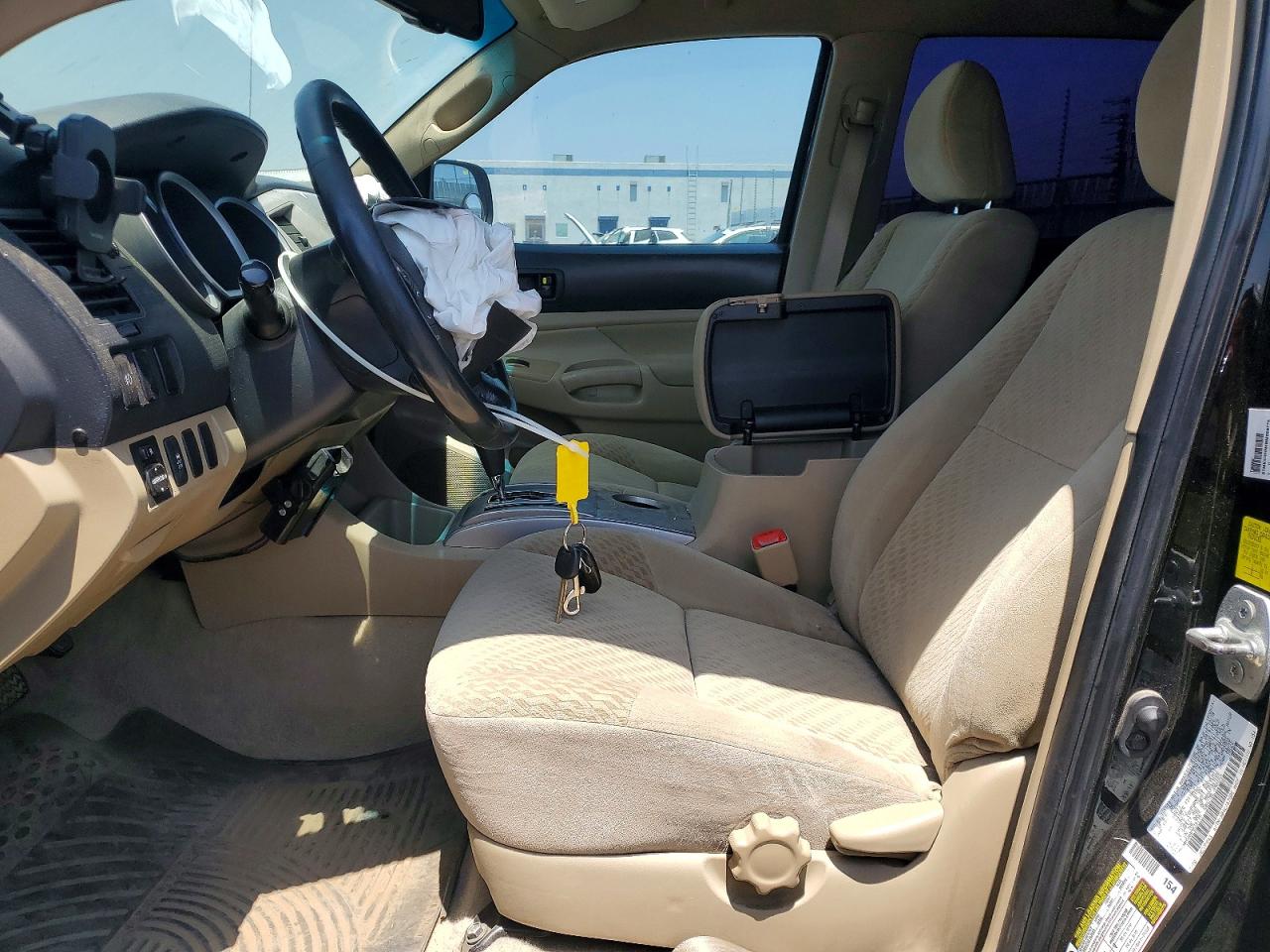 2011 Toyota Tacoma Double Cab Prerunner Long Bed Черный vin: 3TMKU4HN4BM028775