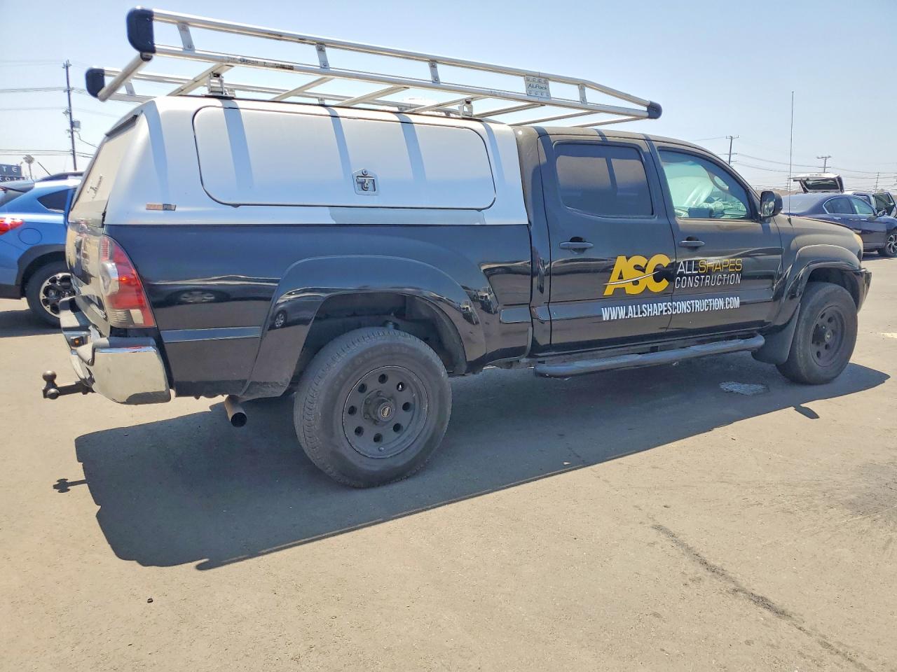 2011 Toyota Tacoma Double Cab Prerunner Long Bed Черный vin: 3TMKU4HN4BM028775