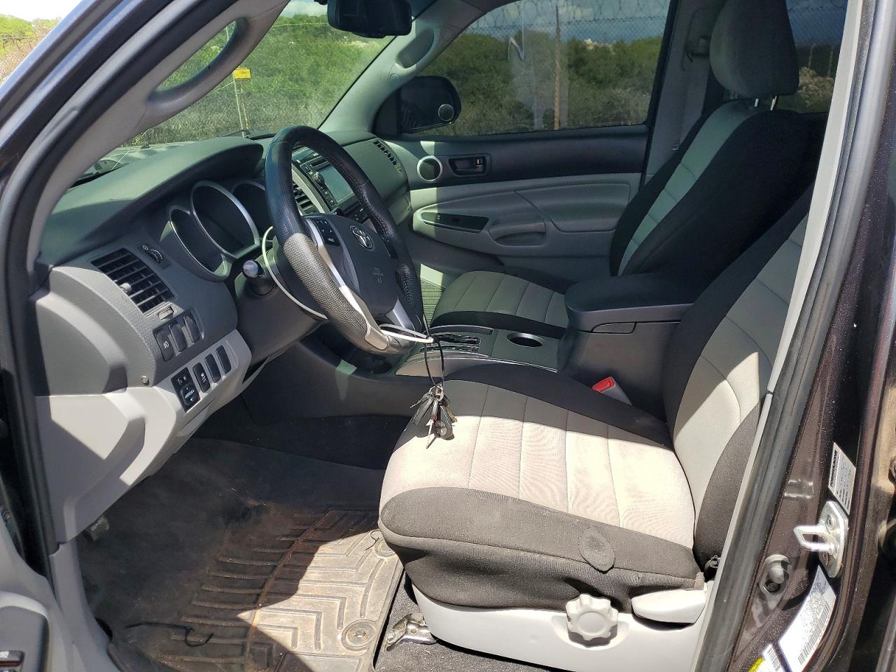 2013 Toyota Tacoma Double Cab Prerunner Long Bed Серый vin: 3TMKU4HN4DM036880