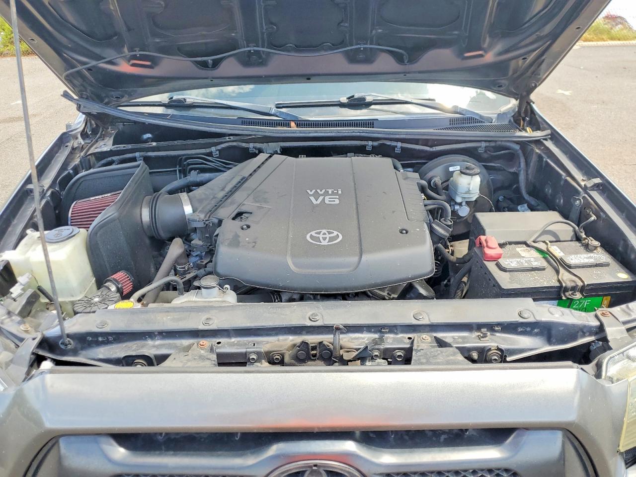 2013 Toyota Tacoma Double Cab Prerunner Long Bed Серый vin: 3TMKU4HN4DM036880