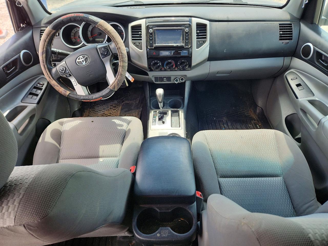 2014 Toyota Tacoma Double Cab Prerunner Long Bed Серый vin: 3TMKU4HN4EM041806