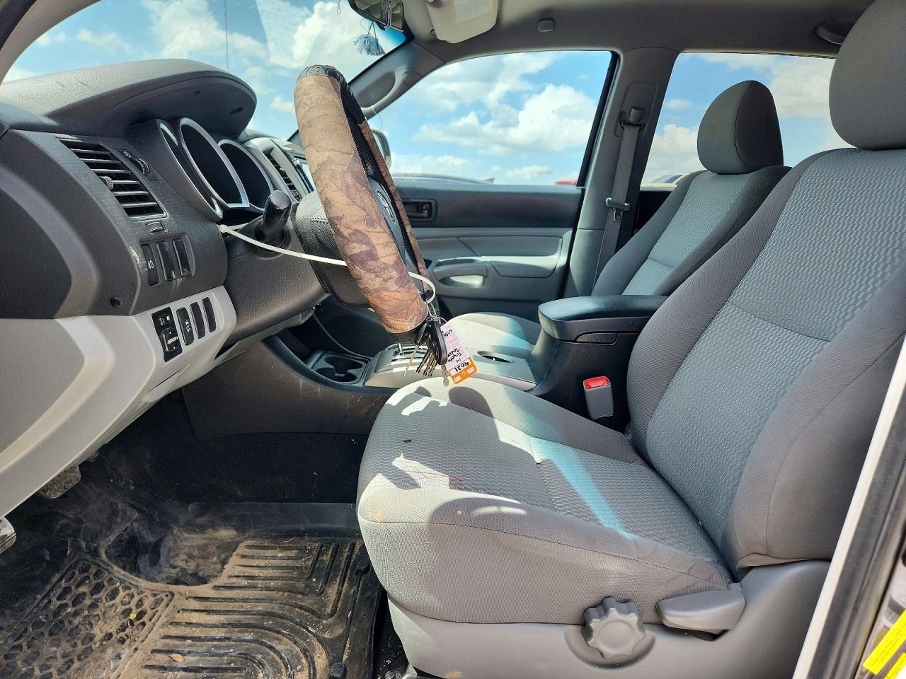 2014 Toyota Tacoma Double Cab Prerunner Long Bed Серый vin: 3TMKU4HN4EM041806