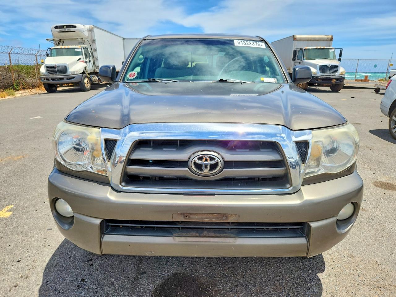 2010 Toyota Tacoma Double Cab Prerunner Long Bed Gray vin: 3TMKU4HN5AM025690