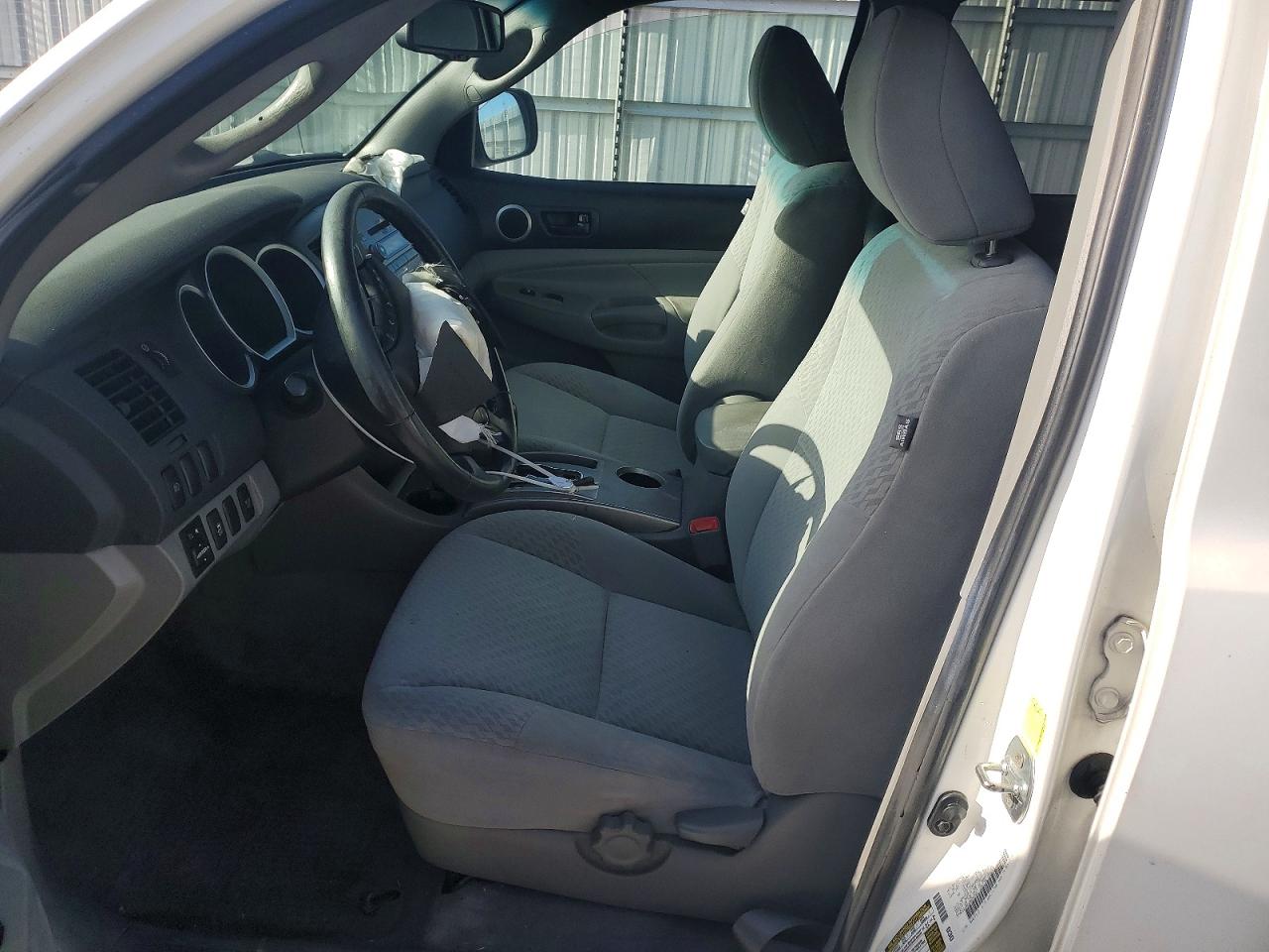 2010 Toyota Tacoma Double Cab Prerunner Long Bed White vin: 3TMKU4HN5AM026340