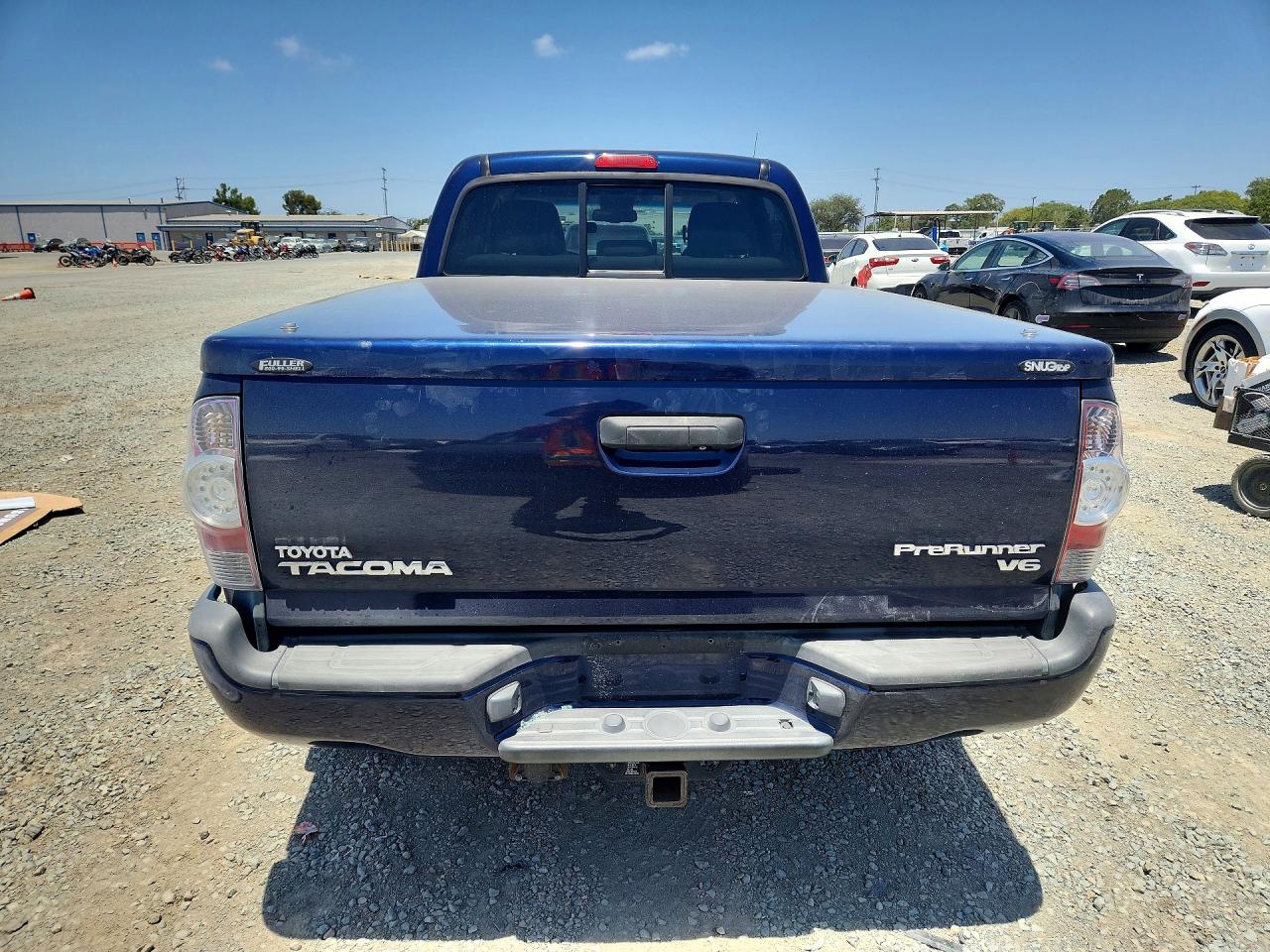 2013 Toyota Tacoma Double Cab Prerunner Long Bed Blue vin: 3TMKU4HN5DM035205