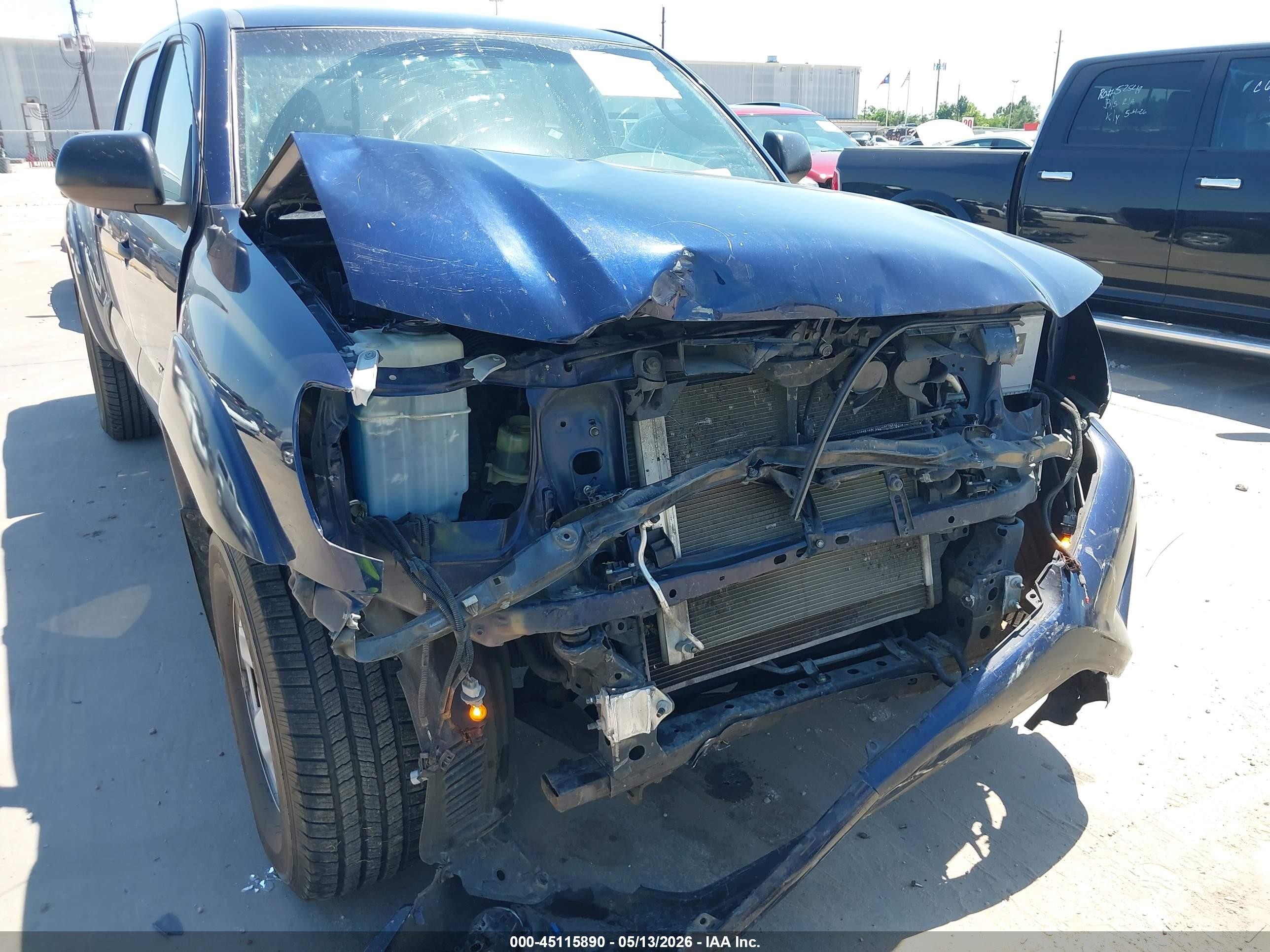 2013 Toyota Tacoma Prerunner V6 Black vin: 3TMKU4HN5DM037956