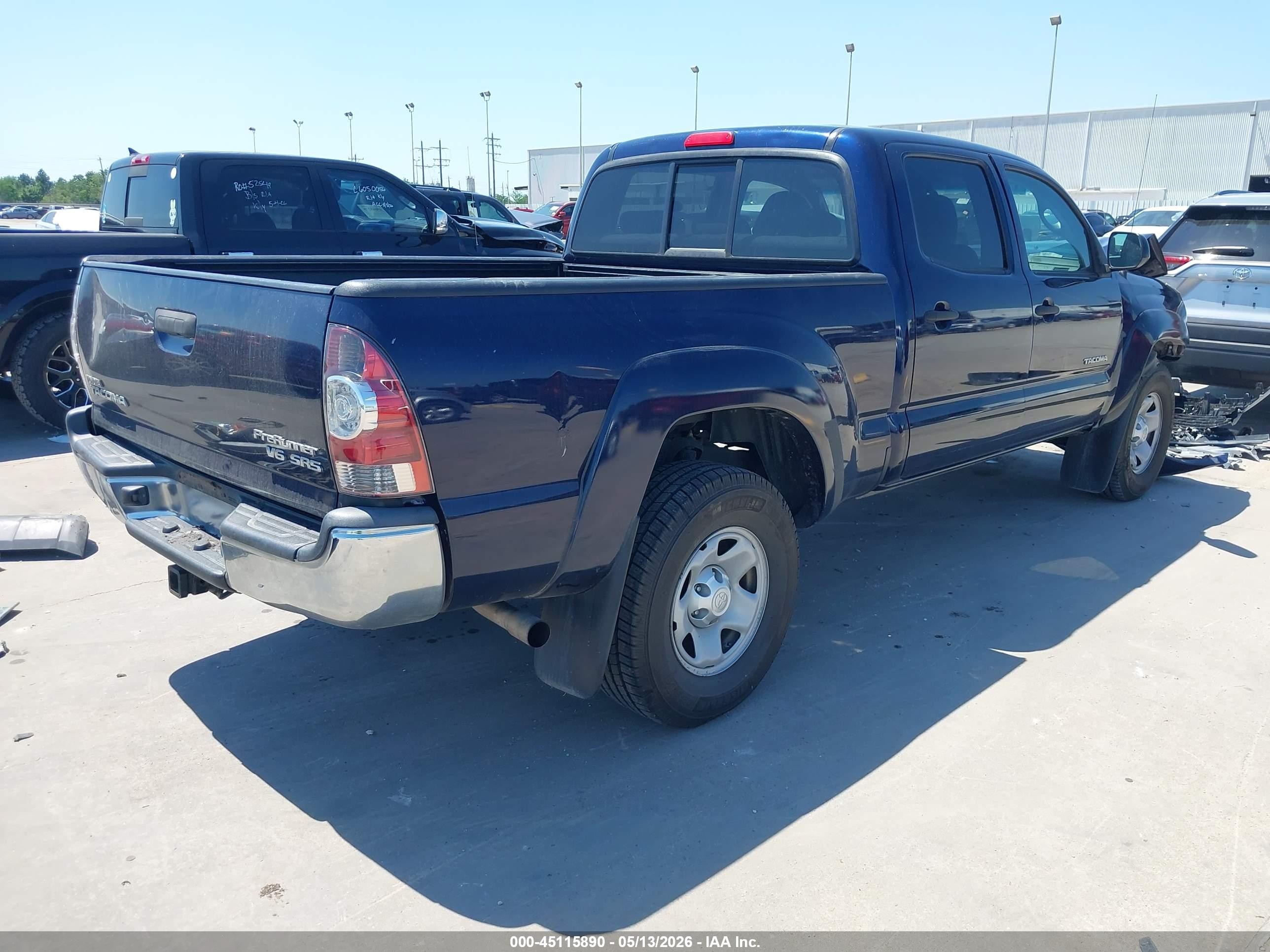 2013 Toyota Tacoma Prerunner V6 Black vin: 3TMKU4HN5DM037956