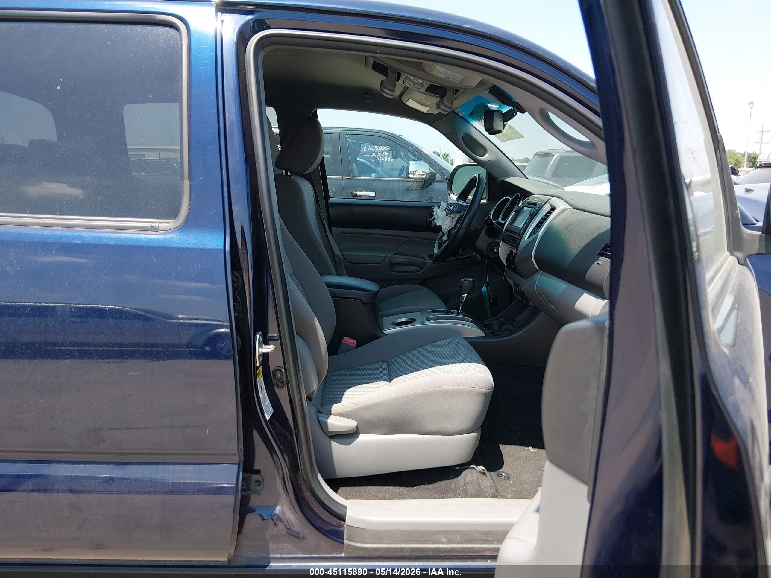 2013 Toyota Tacoma Prerunner V6 Black vin: 3TMKU4HN5DM037956