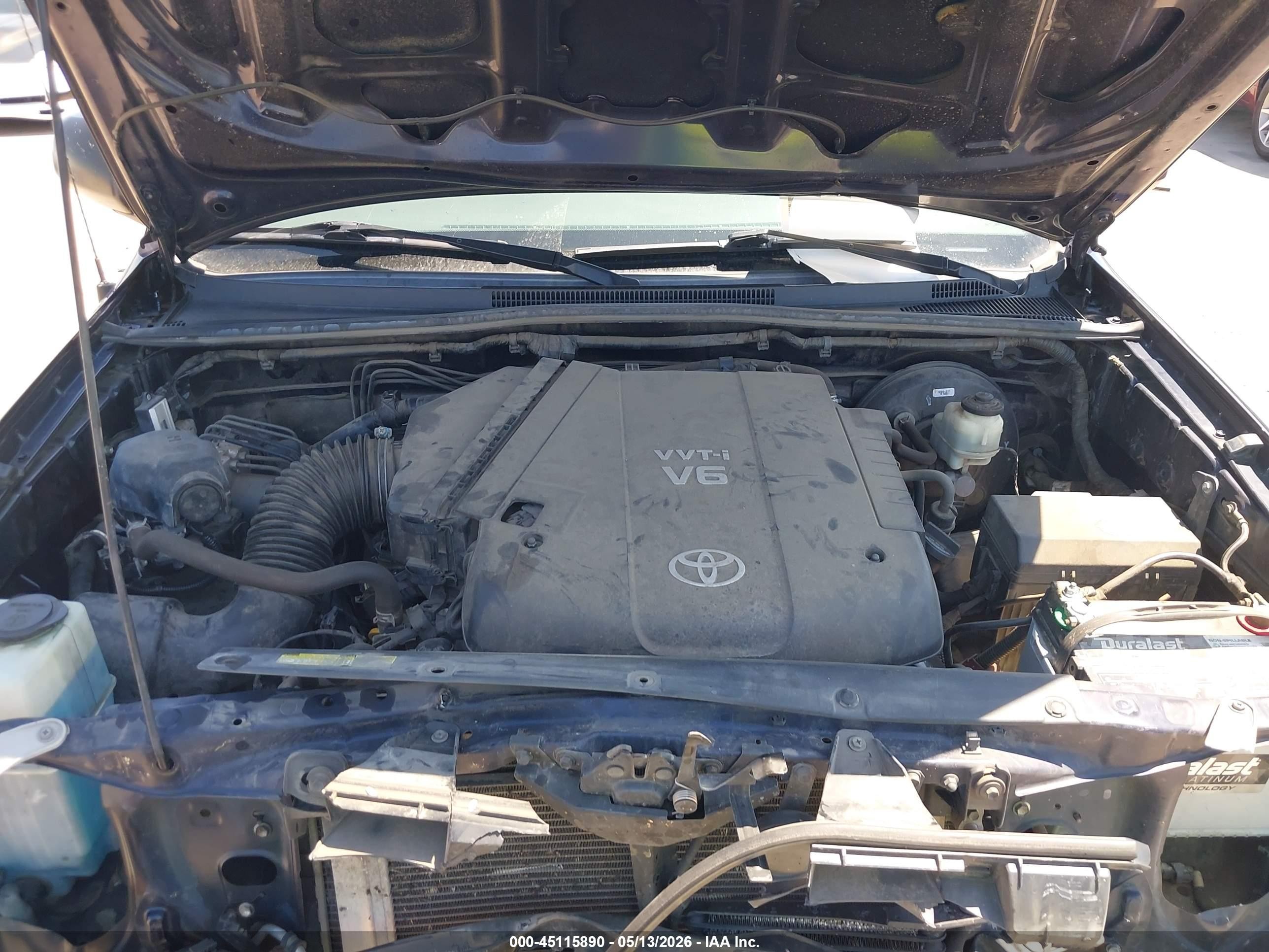 2013 Toyota Tacoma Prerunner V6 Black vin: 3TMKU4HN5DM037956