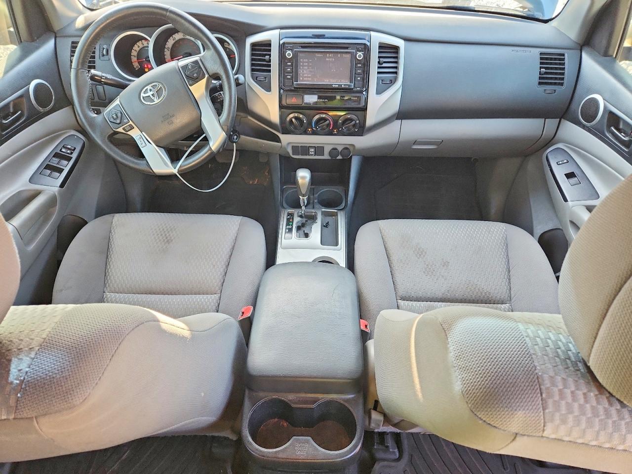 2015 Toyota Tacoma Double Cab Prerunner Long Bed Gray vin: 3TMKU4HN5FM046224