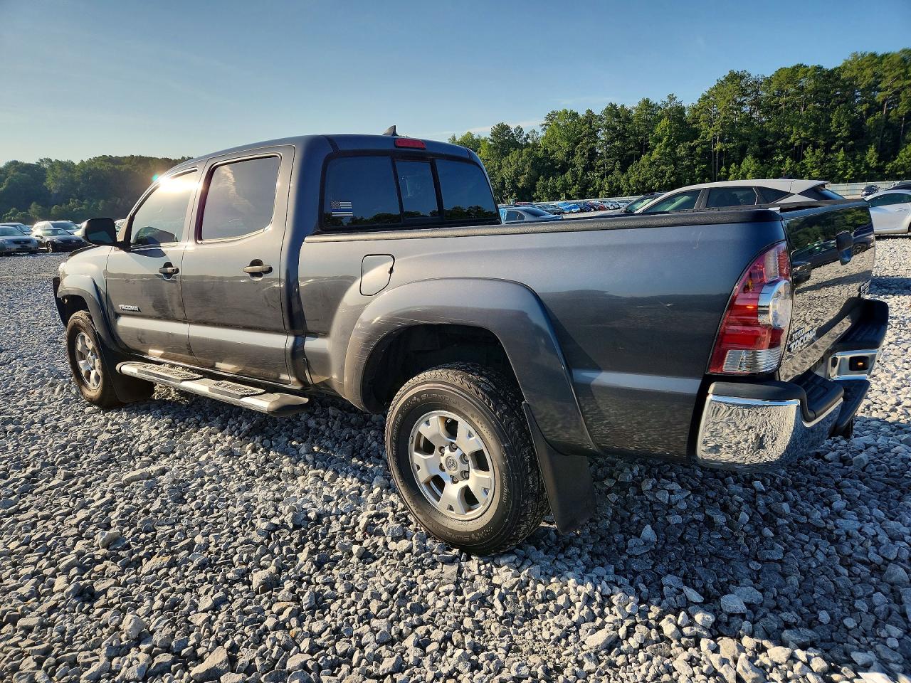 2015 Toyota Tacoma Double Cab Prerunner Long Bed Gray vin: 3TMKU4HN5FM046224