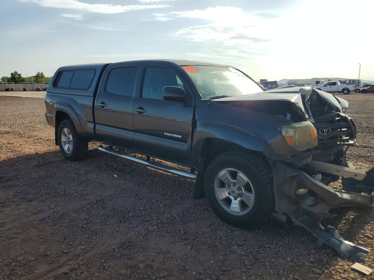 2010 Toyota Tacoma Double Cab Prerunner Long Bed Charcoal vin: 3TMKU4HN7AM023780