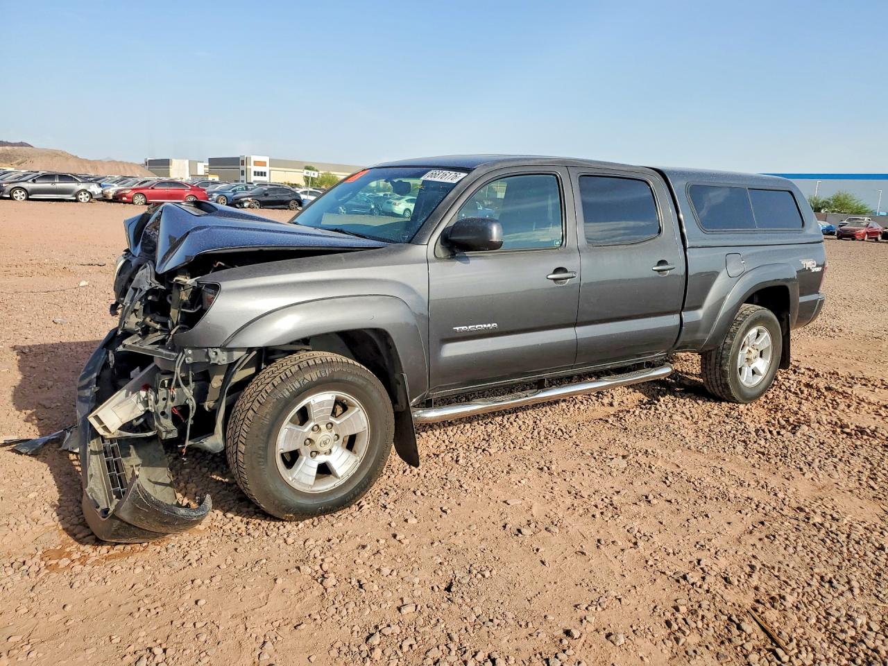 2010 Toyota Tacoma Double Cab Prerunner Long Bed Charcoal vin: 3TMKU4HN7AM023780