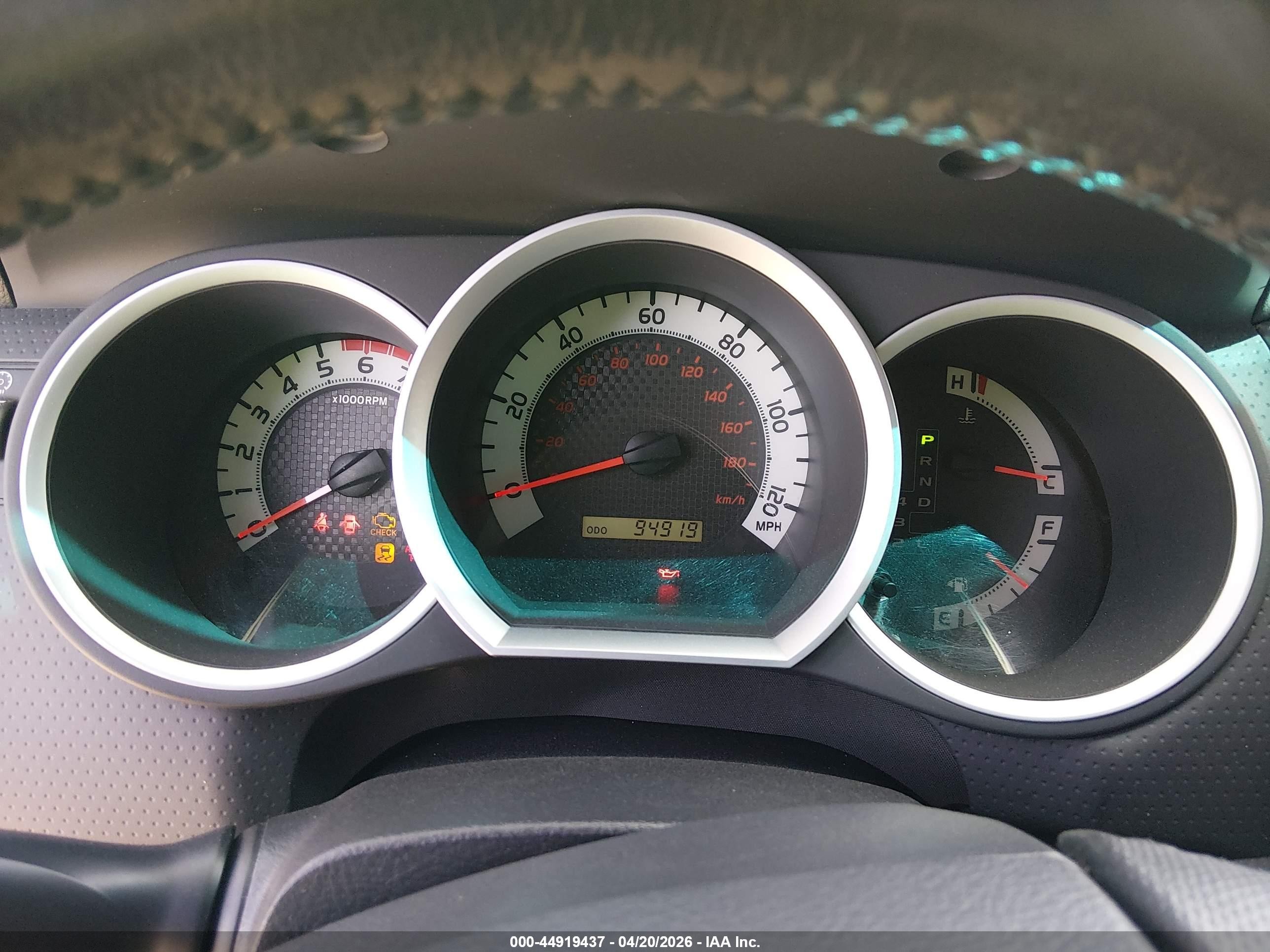 2012 Toyota Tacoma Prerunner V6 Gray vin: 3TMKU4HN7CM033910