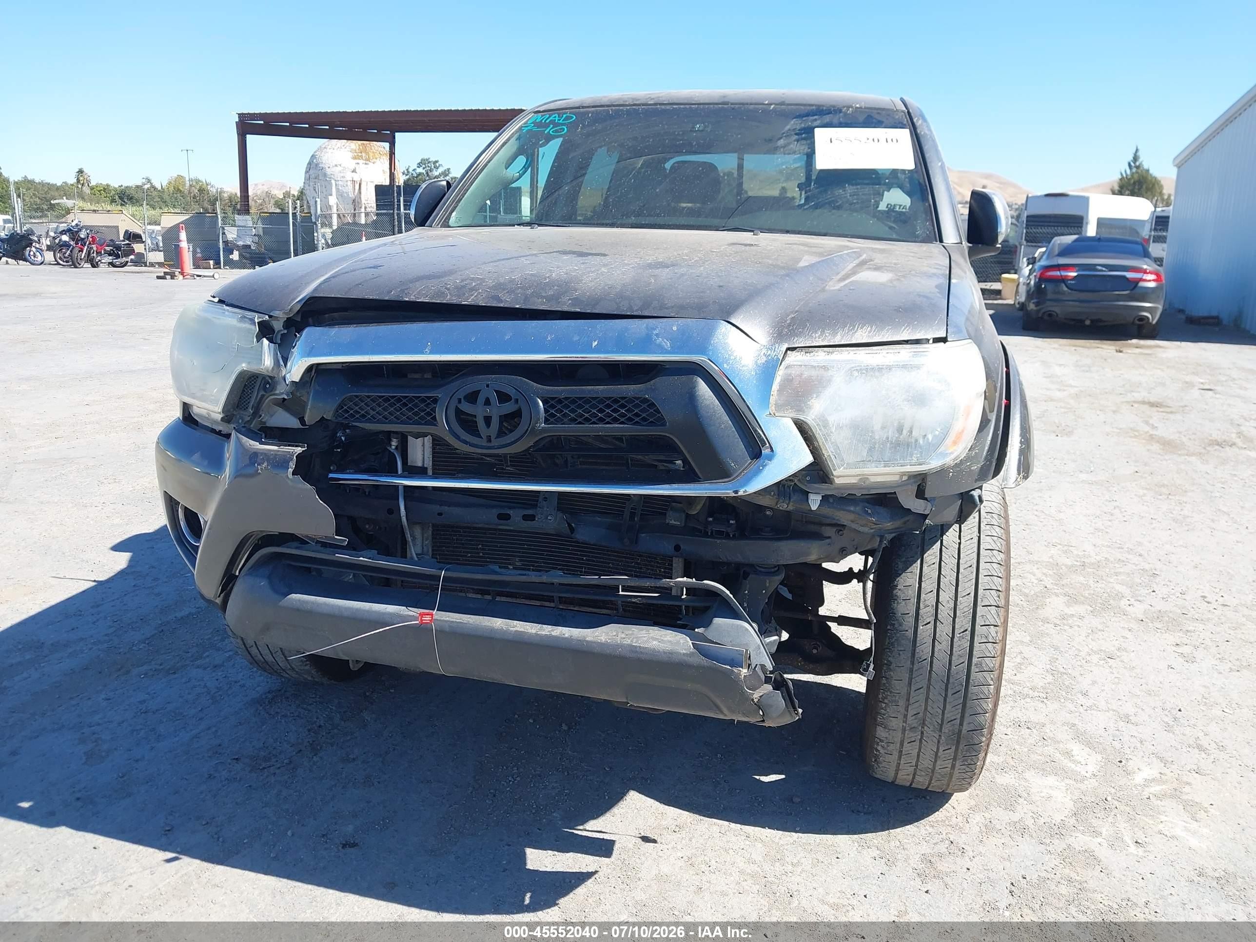 2015 Toyota Tacoma Prerunner V6 Gray vin: 3TMKU4HN7FM045205
