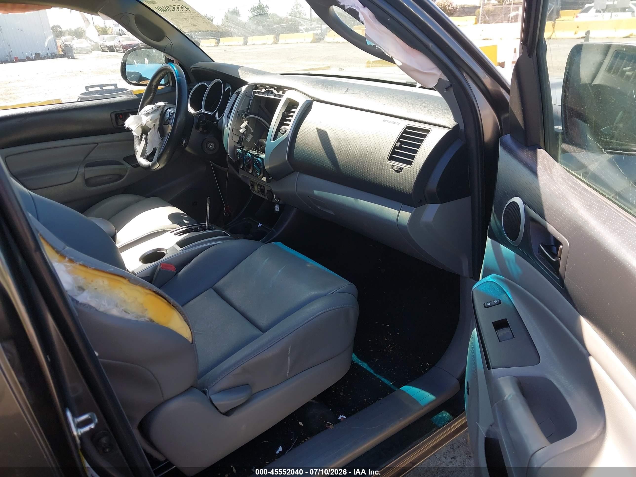 2015 Toyota Tacoma Prerunner V6 Gray vin: 3TMKU4HN7FM045205