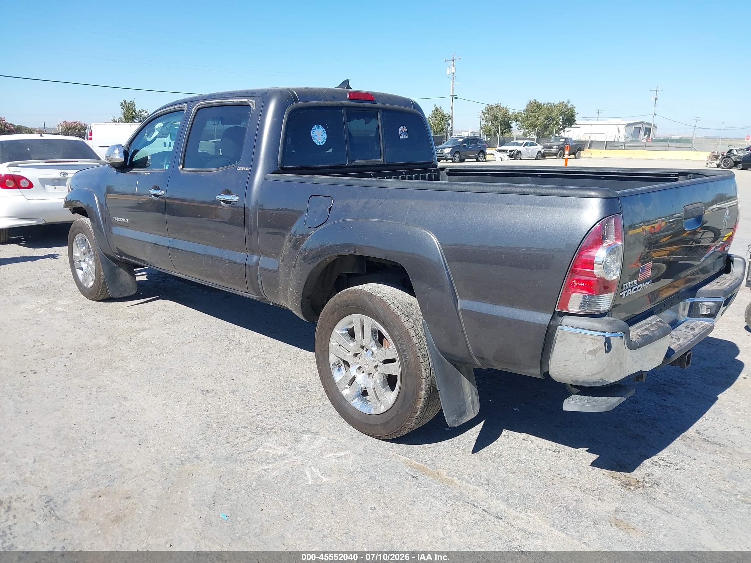 2015 Toyota Tacoma Prerunner V6 Gray vin: 3TMKU4HN7FM045205