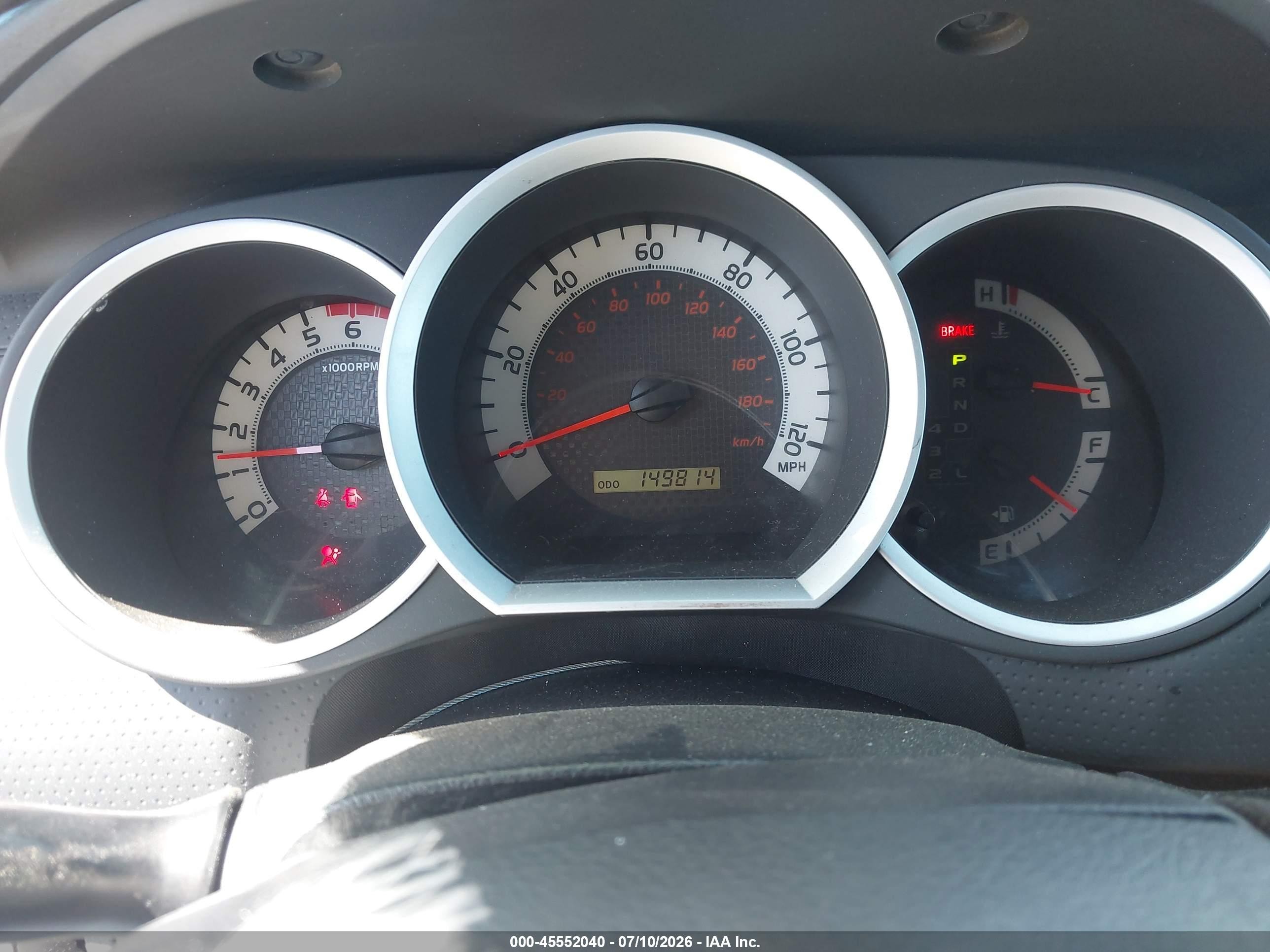 2015 Toyota Tacoma Prerunner V6 Gray vin: 3TMKU4HN7FM045205