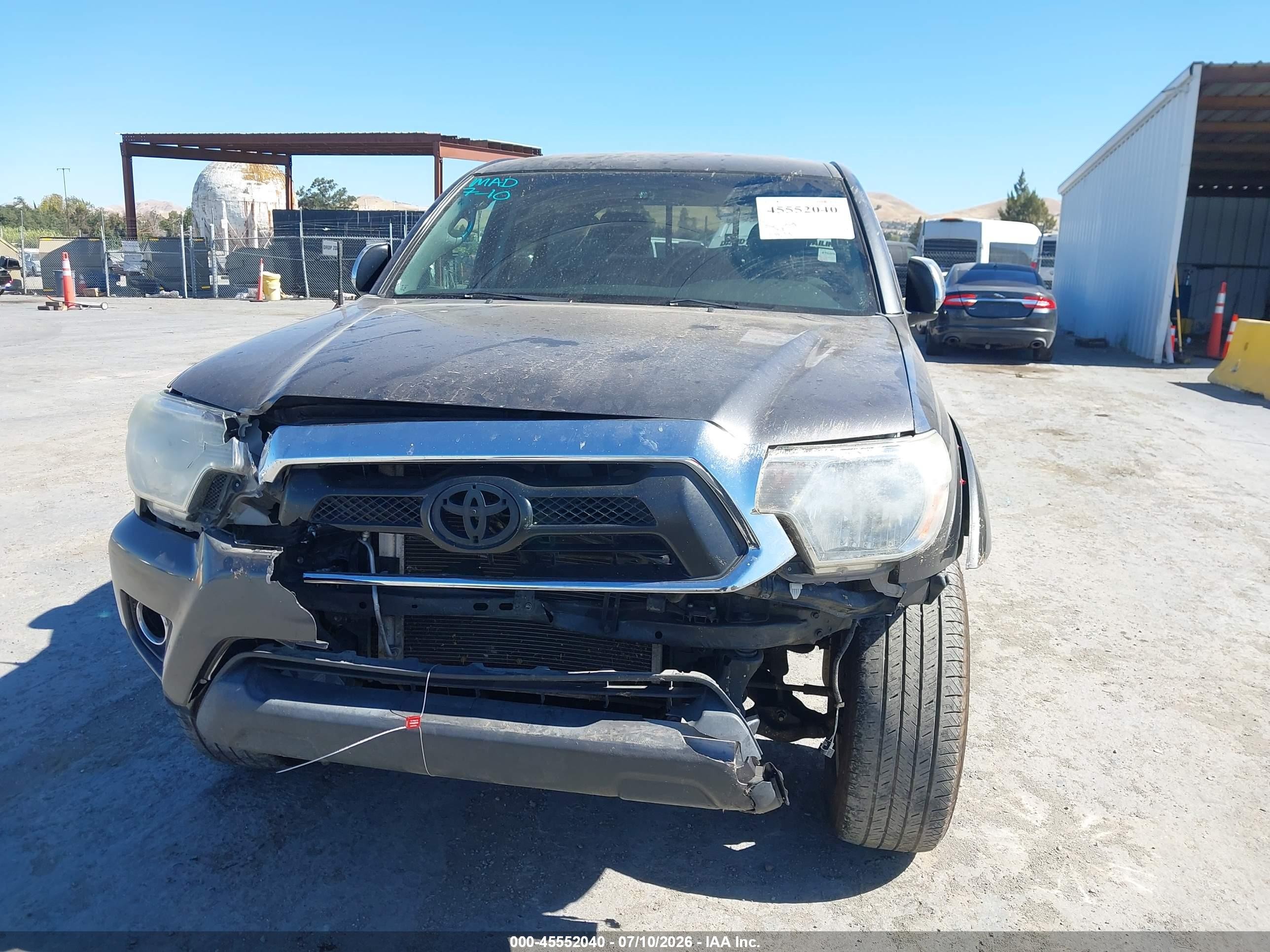 2015 Toyota Tacoma Prerunner V6 Gray vin: 3TMKU4HN7FM045205