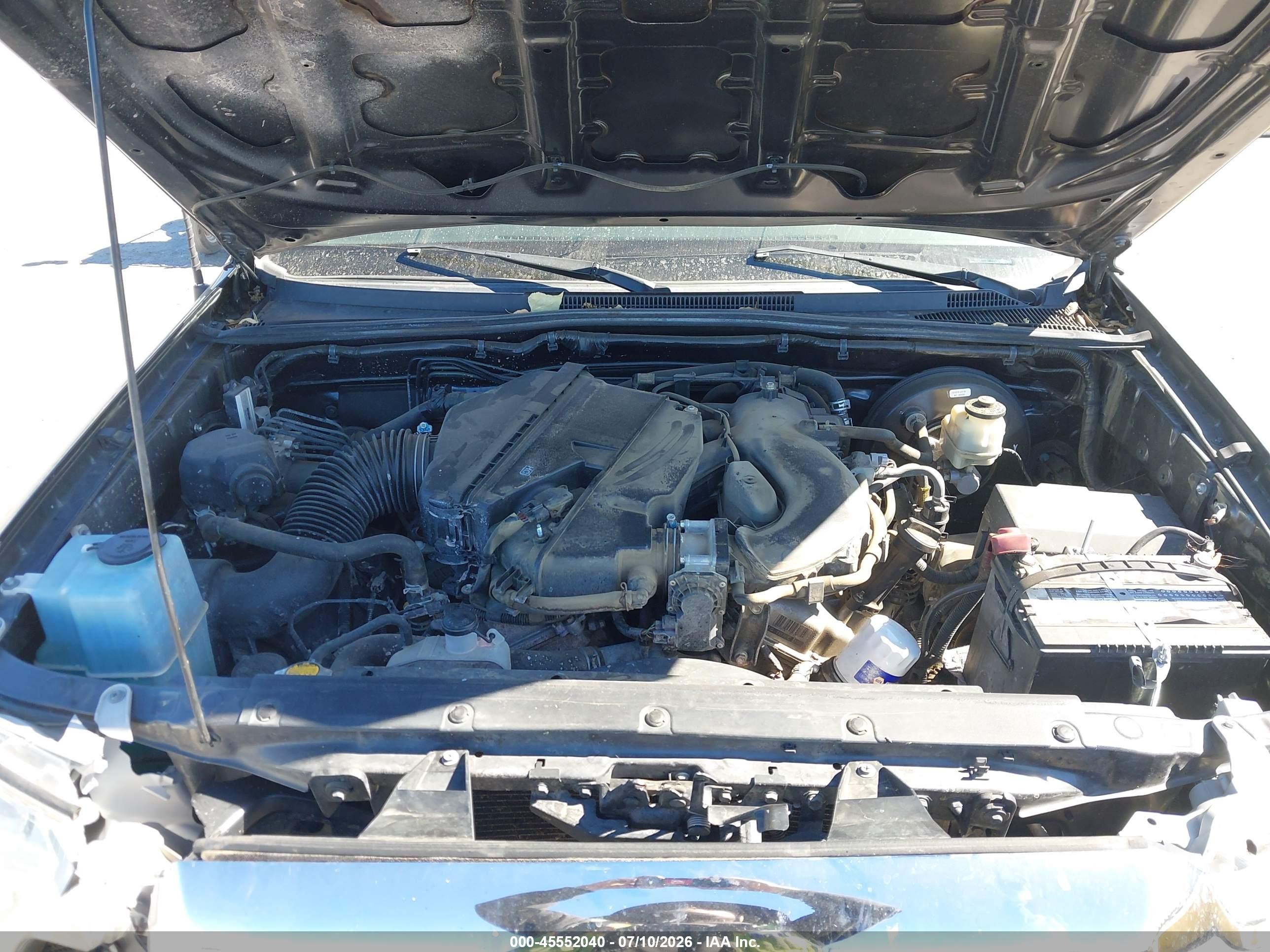 2015 Toyota Tacoma Prerunner V6 Gray vin: 3TMKU4HN7FM045205