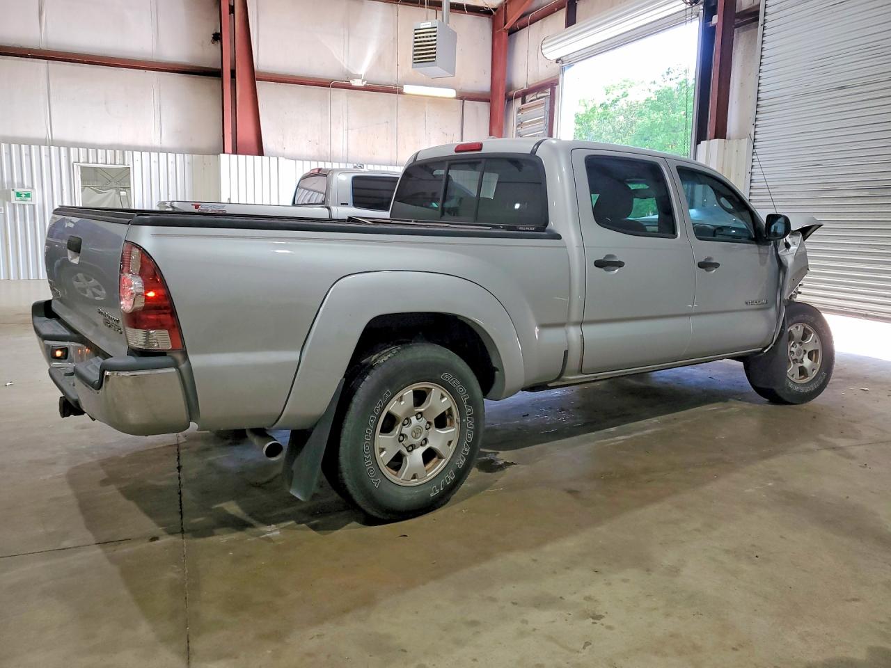 2010 Toyota Tacoma Prerunner V6 Silver vin: 3TMKU4HN8AM025439