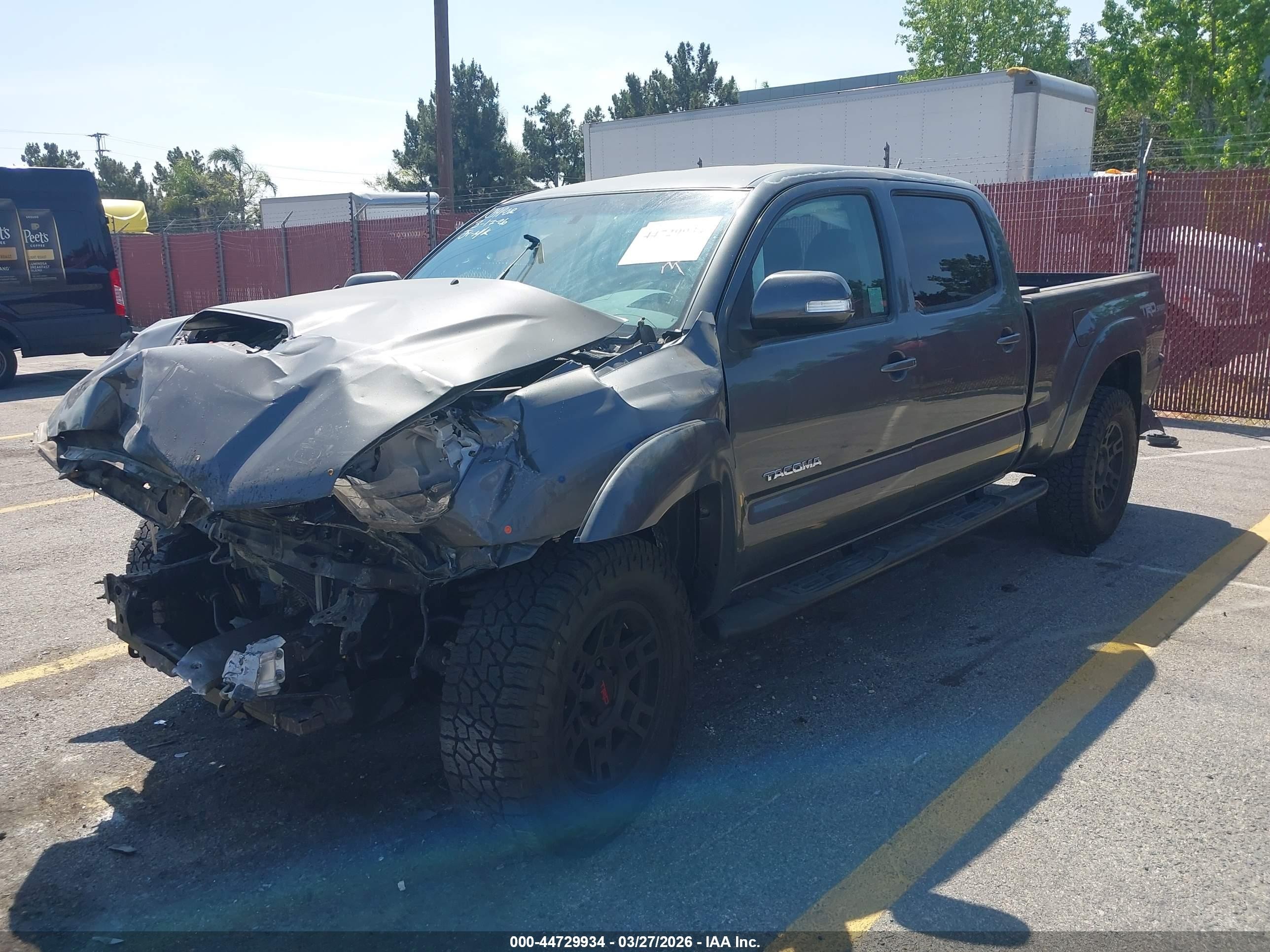 2015 Toyota Tacoma Prerunner V6 Brown vin: 3TMKU4HN8FM043625