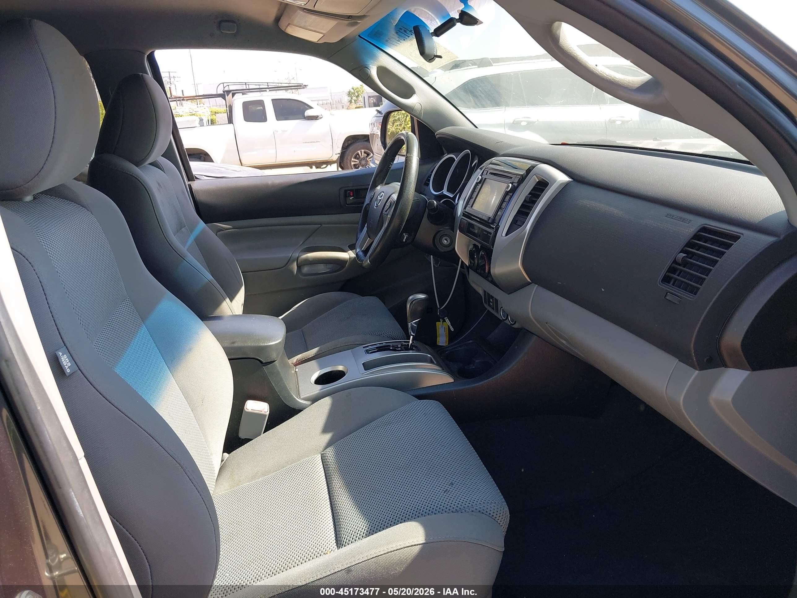 2015 Toyota Tacoma Prerunner V6 Gray vin: 3TMKU4HN8FM046623