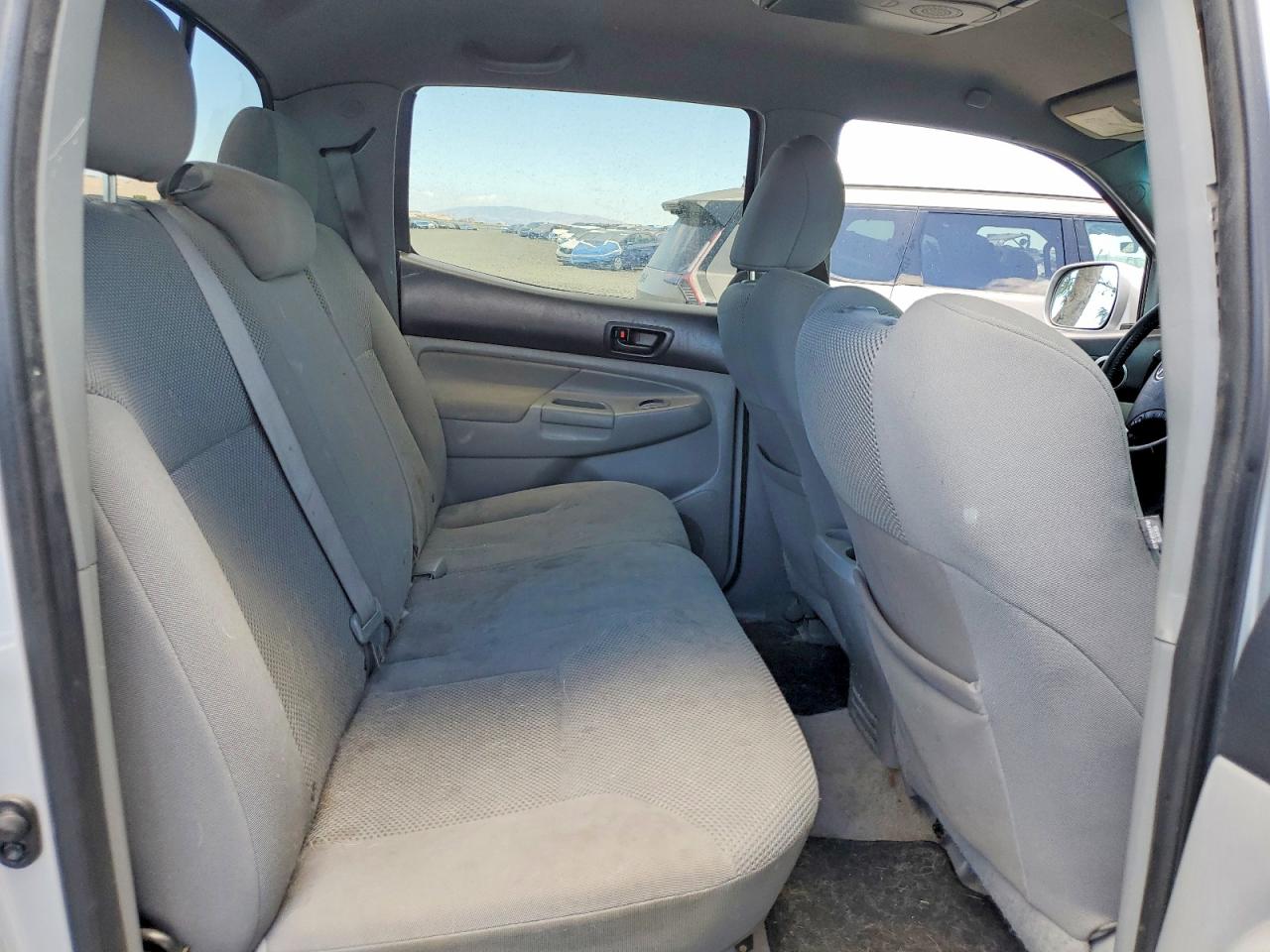 2011 Toyota Tacoma Double Cab Prerunner Long Bed Silver vin: 3TMKU4HN9BM030148