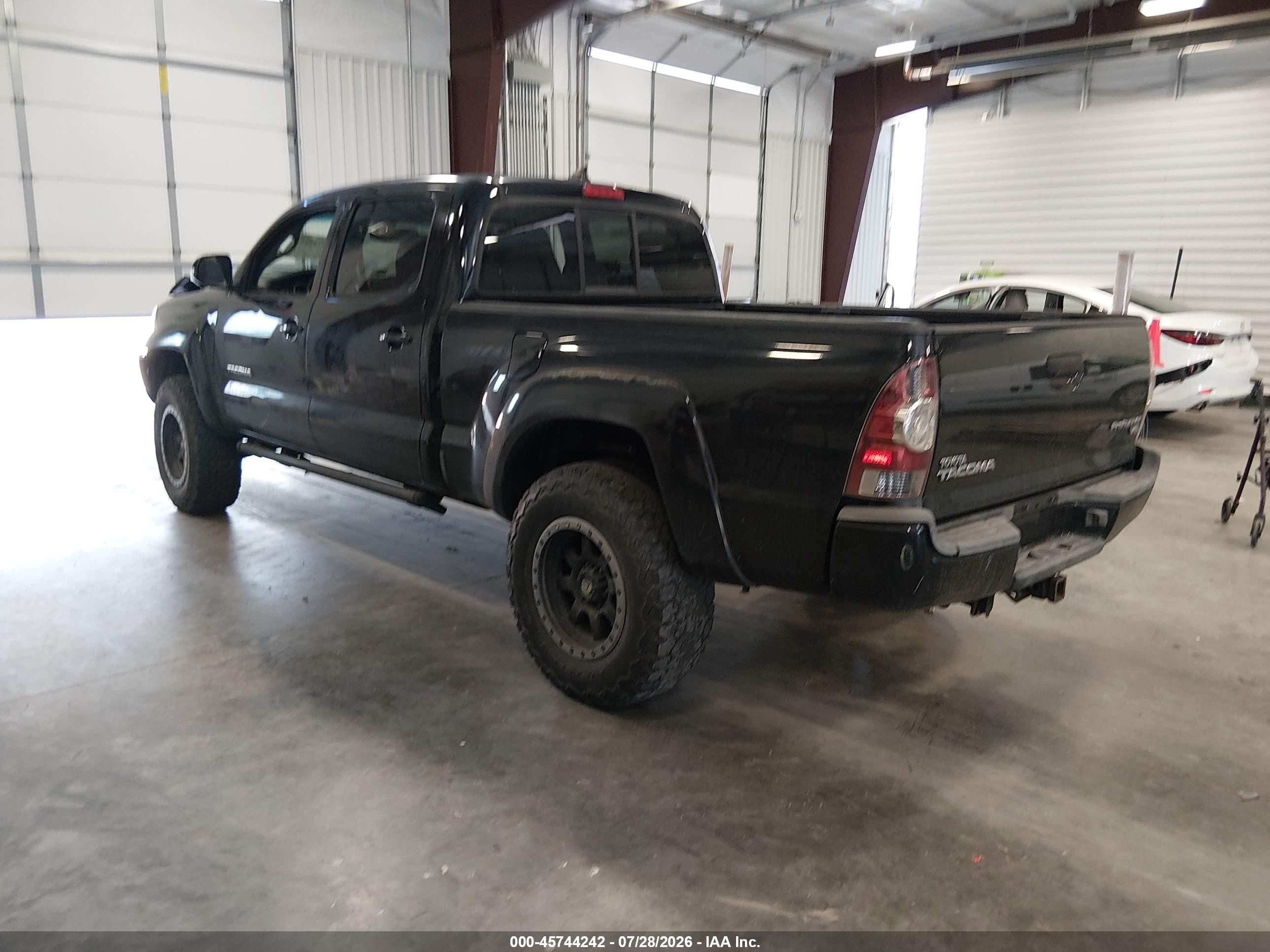 2012 Toyota Tacoma Prerunner V6 Black vin: 3TMKU4HN9CM033715