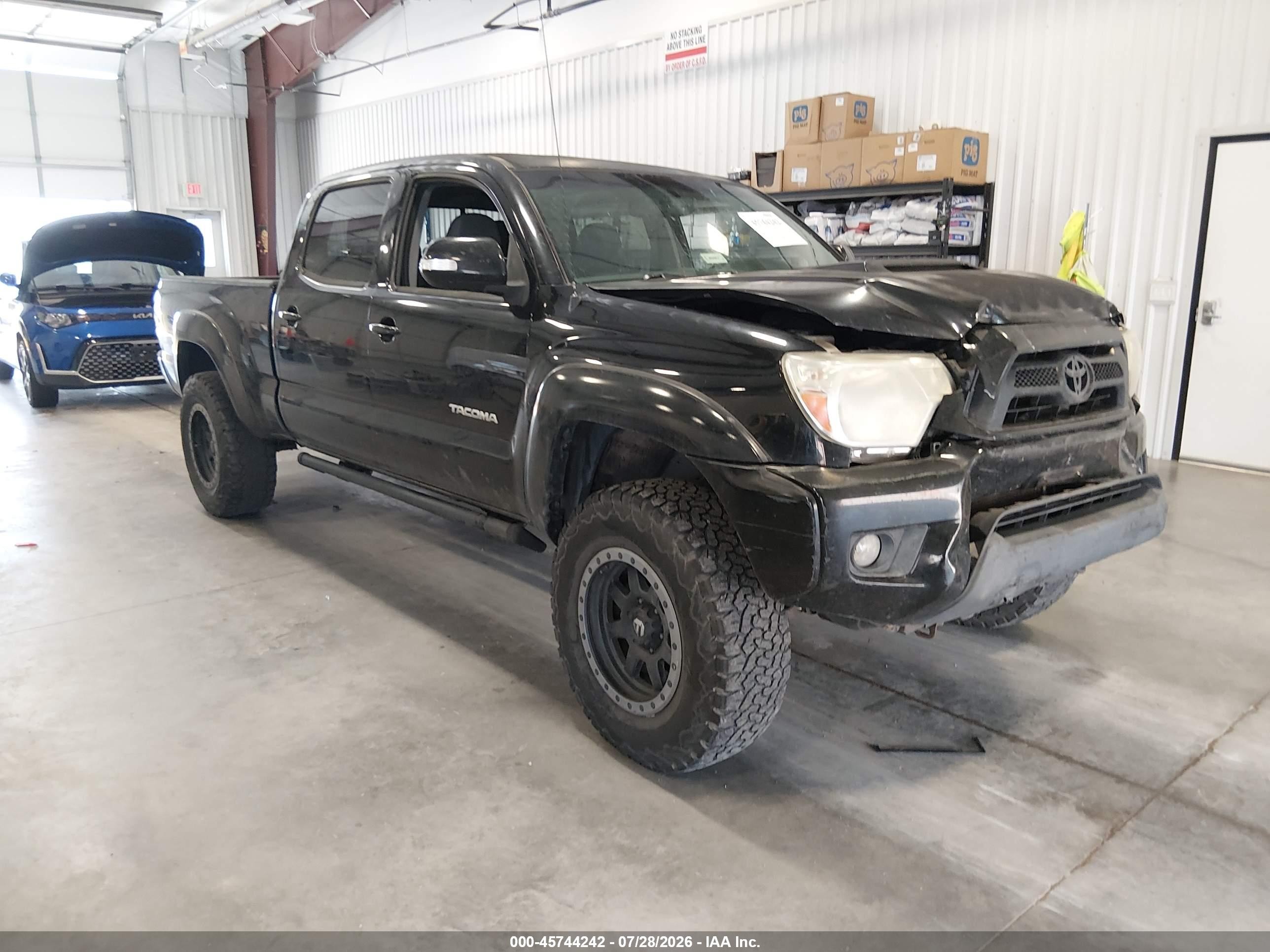 2012 Toyota Tacoma Prerunner V6 Black vin: 3TMKU4HN9CM033715