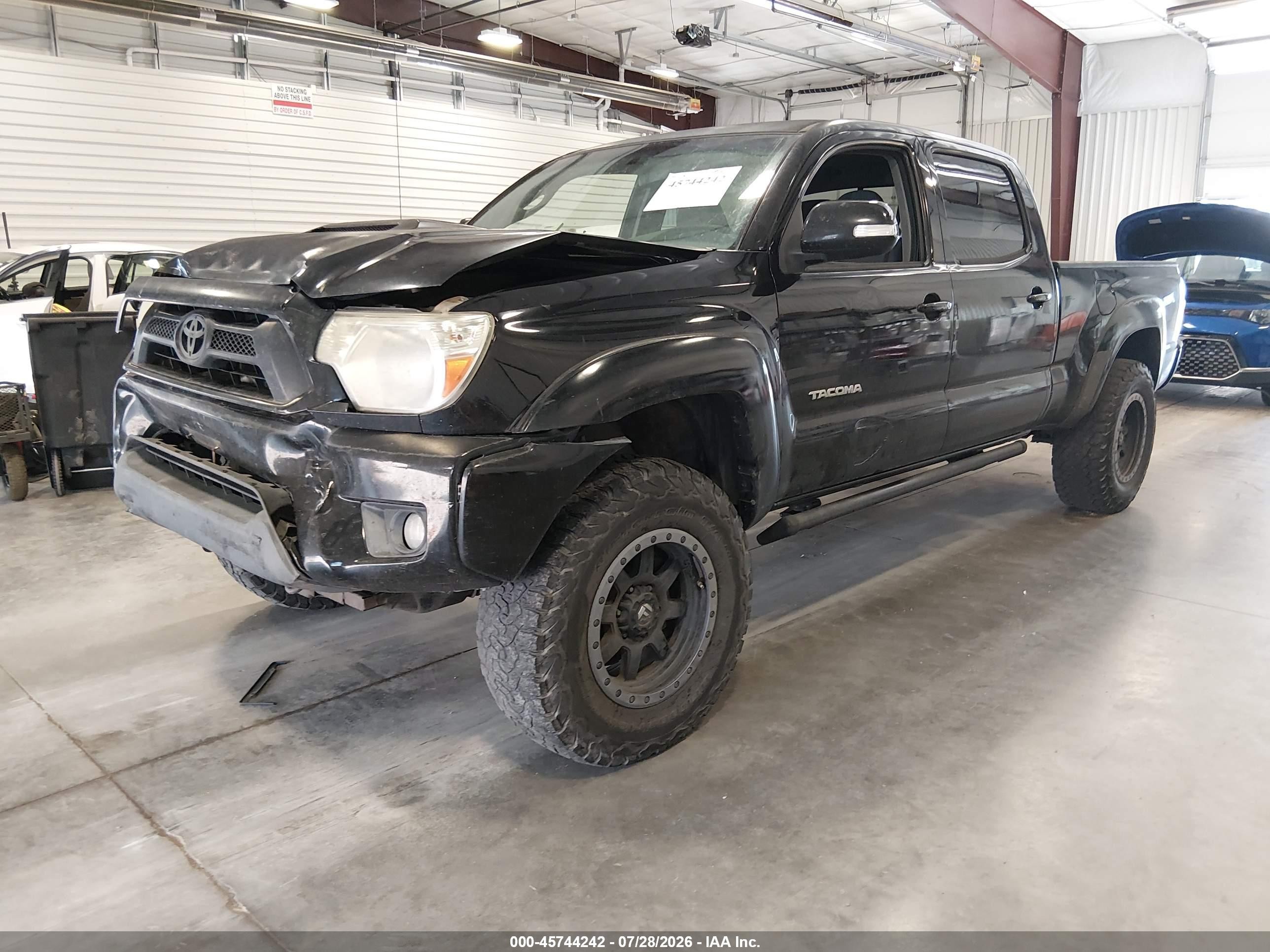 2012 Toyota Tacoma Prerunner V6 Black vin: 3TMKU4HN9CM033715