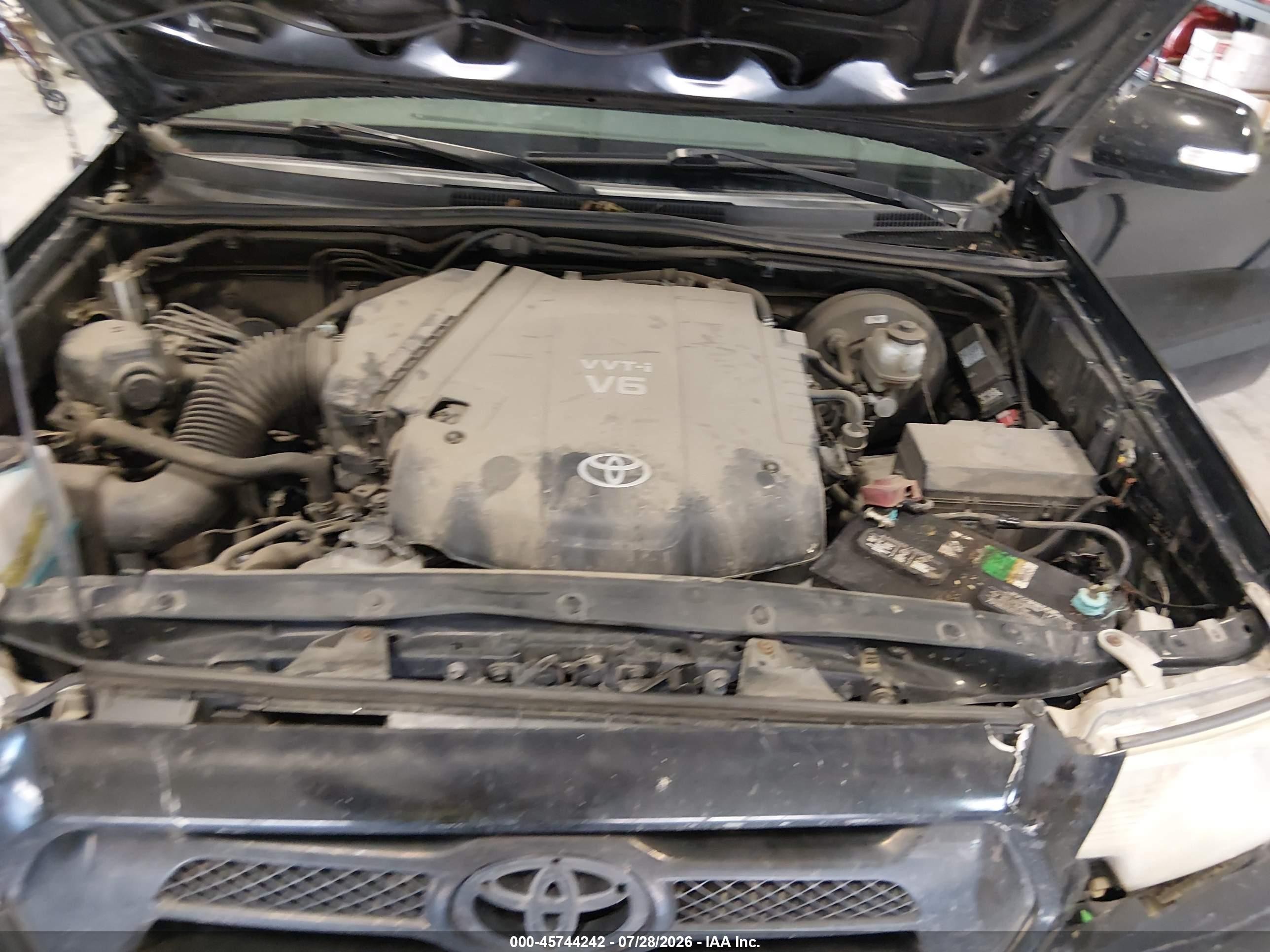 2012 Toyota Tacoma Prerunner V6 Black vin: 3TMKU4HN9CM033715