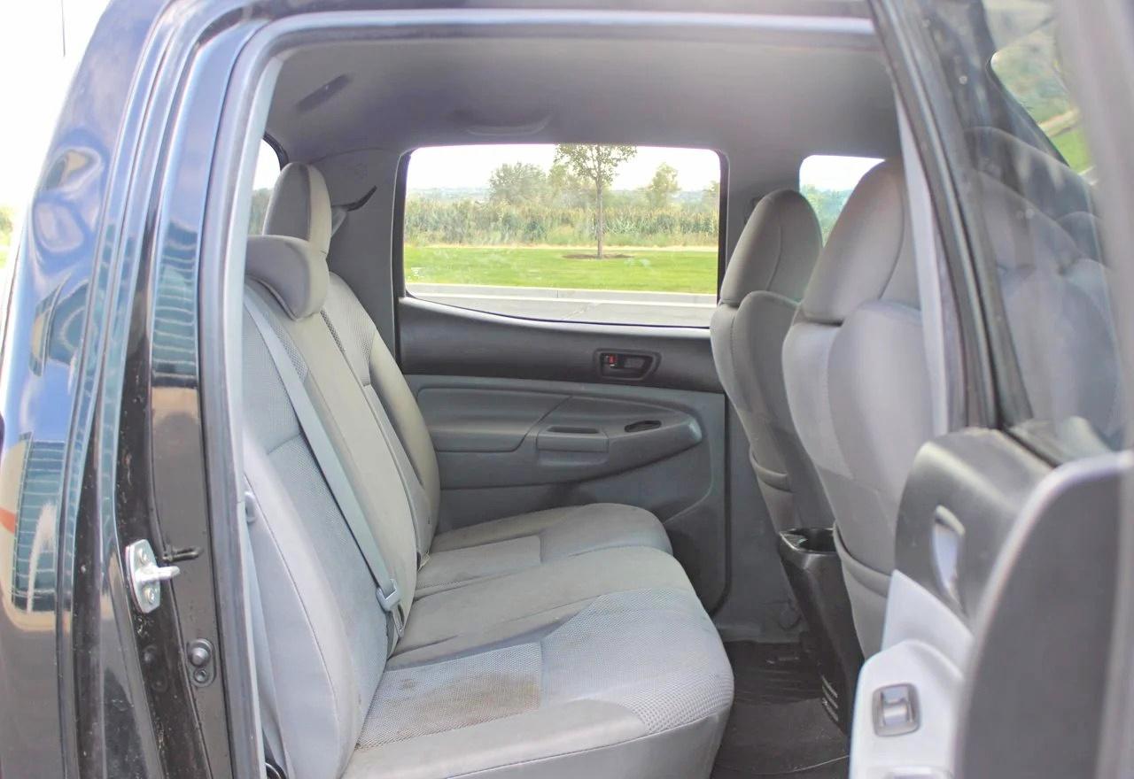 2012 Toyota Tacoma Double Cab Prerunner Long Bed Black vin: 3TMKU4HN9CM033715