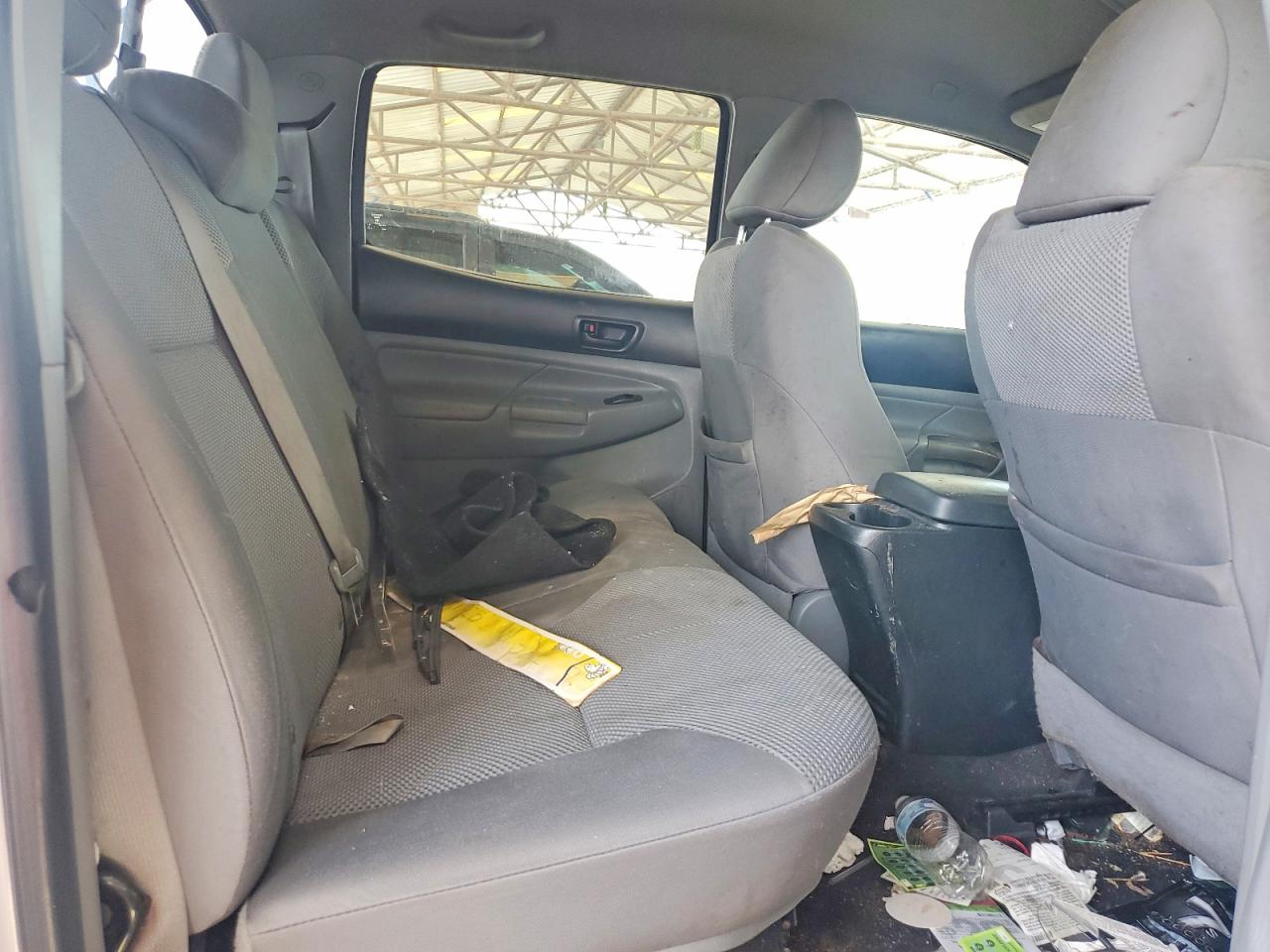 2012 Toyota Tacoma Double Cab Prerunner Long Bed Серый vin: 3TMKU4HNXCM031486
