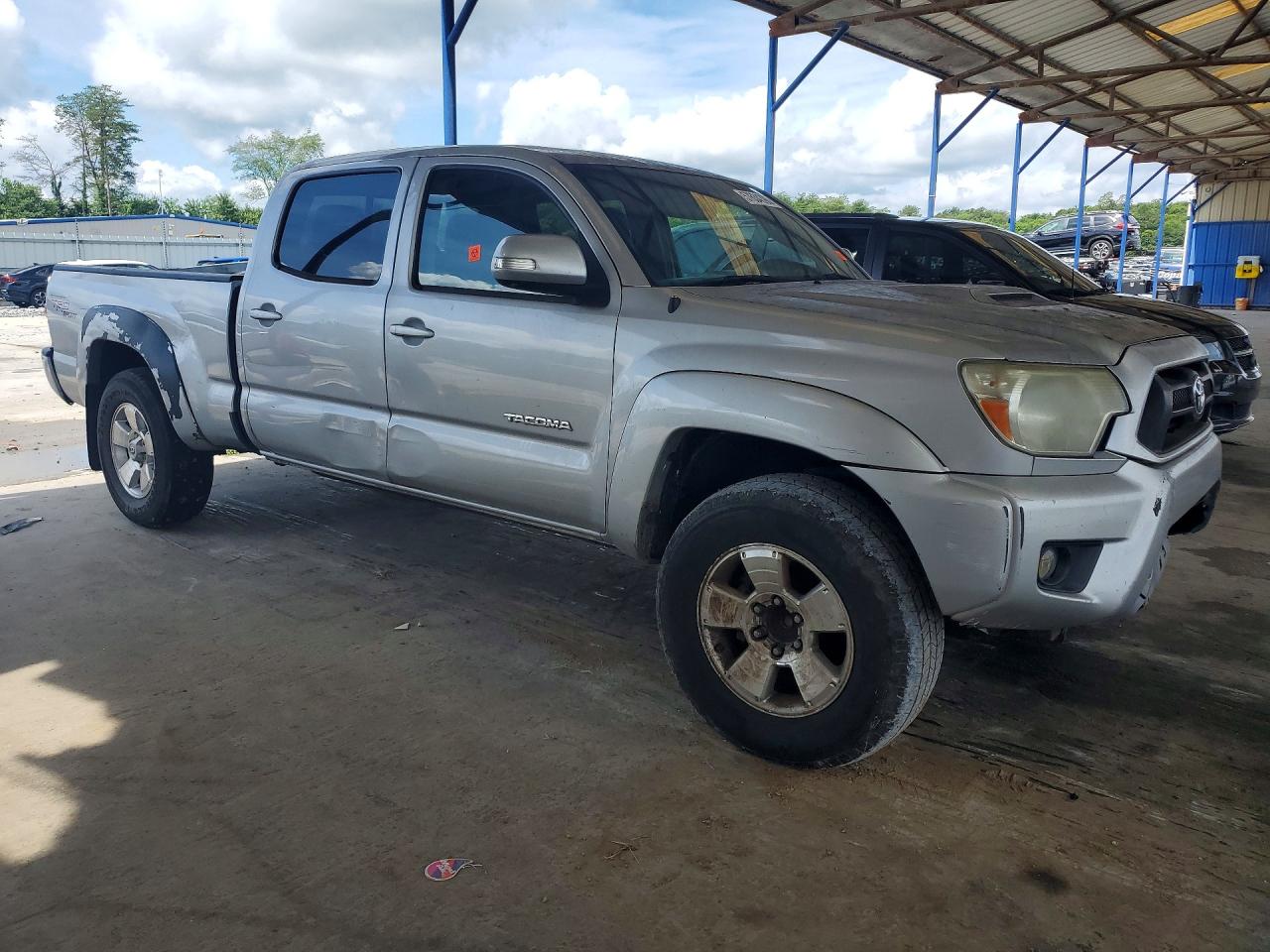 2012 Toyota Tacoma Double Cab Prerunner Long Bed Серый vin: 3TMKU4HNXCM031486