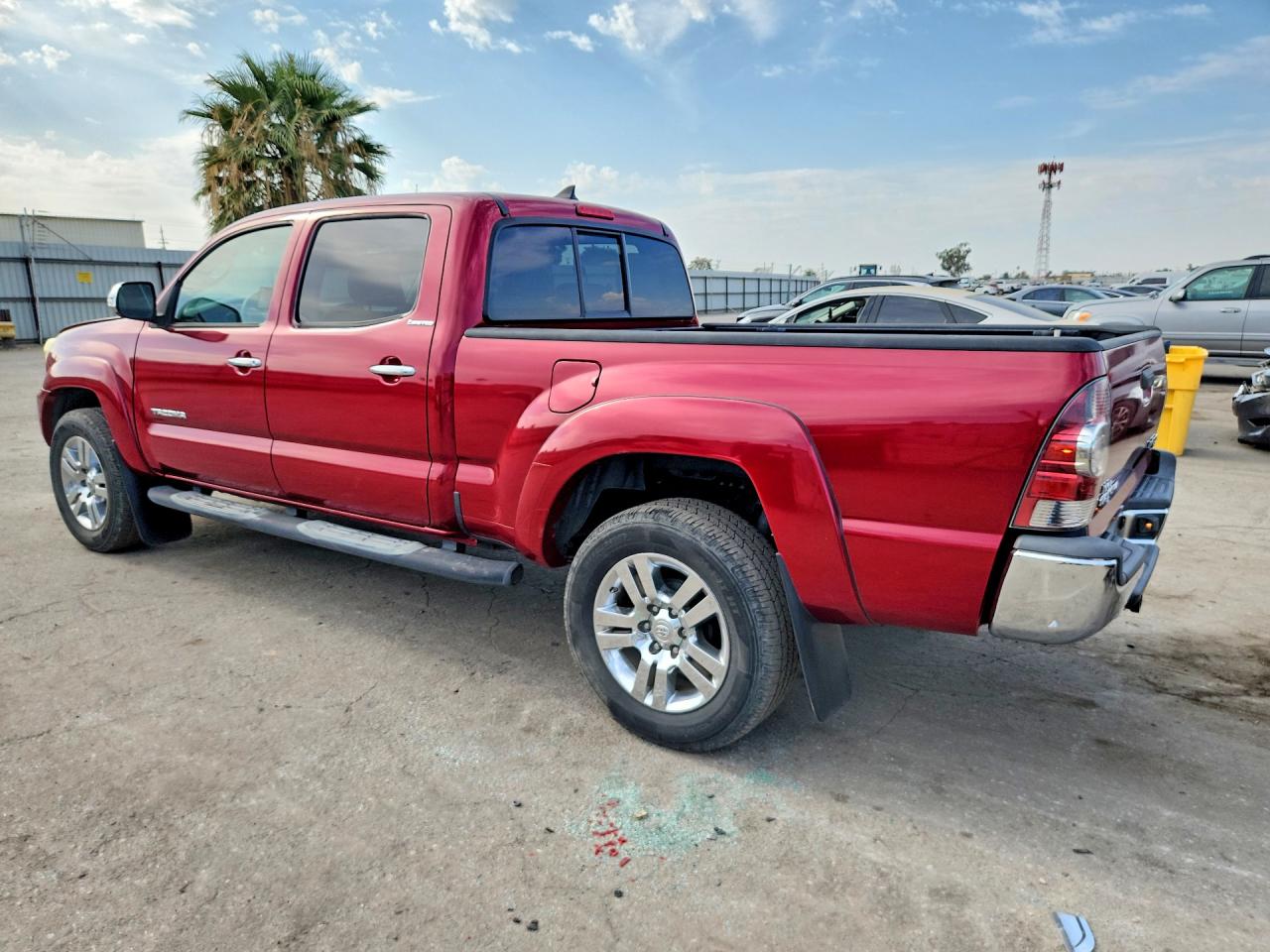 2013 Toyota Tacoma Double Cab Prerunner Long Bed Red vin: 3TMKU4HNXDM037175