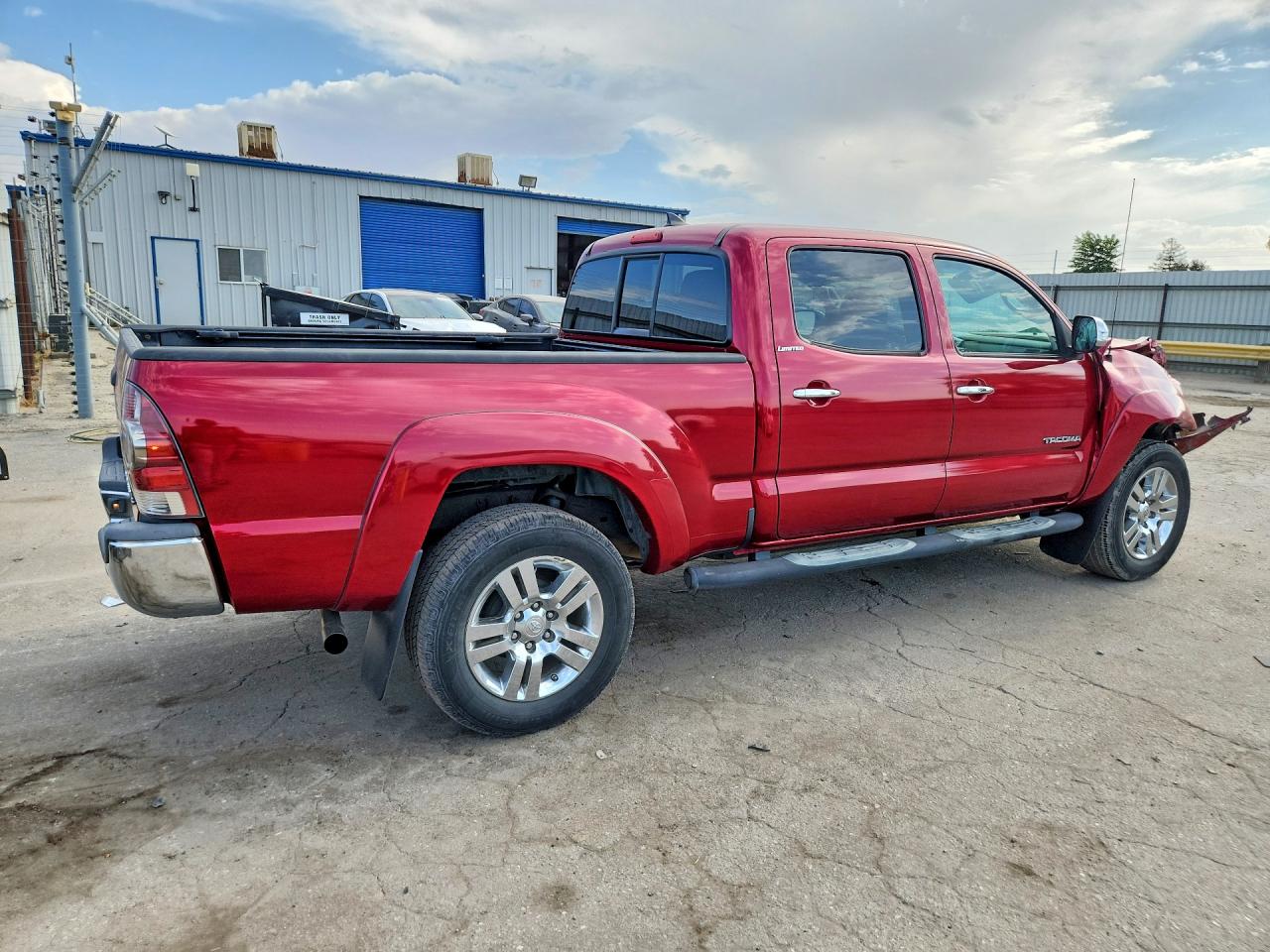 2013 Toyota Tacoma Double Cab Prerunner Long Bed Red vin: 3TMKU4HNXDM037175