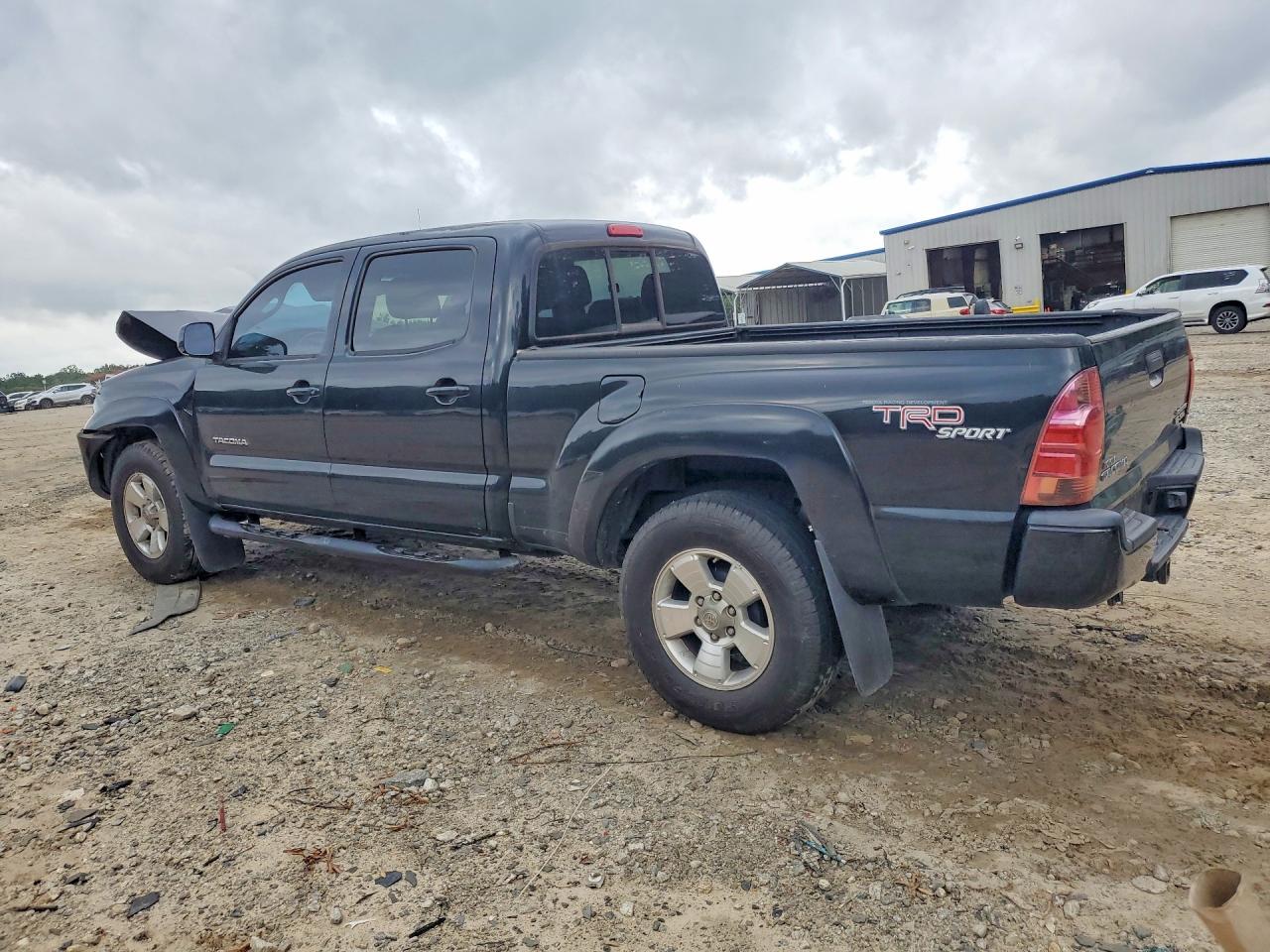 2008 Toyota Tacoma Double Cab Prerunner Long Bed Black vin: 3TMKU72N08M016271