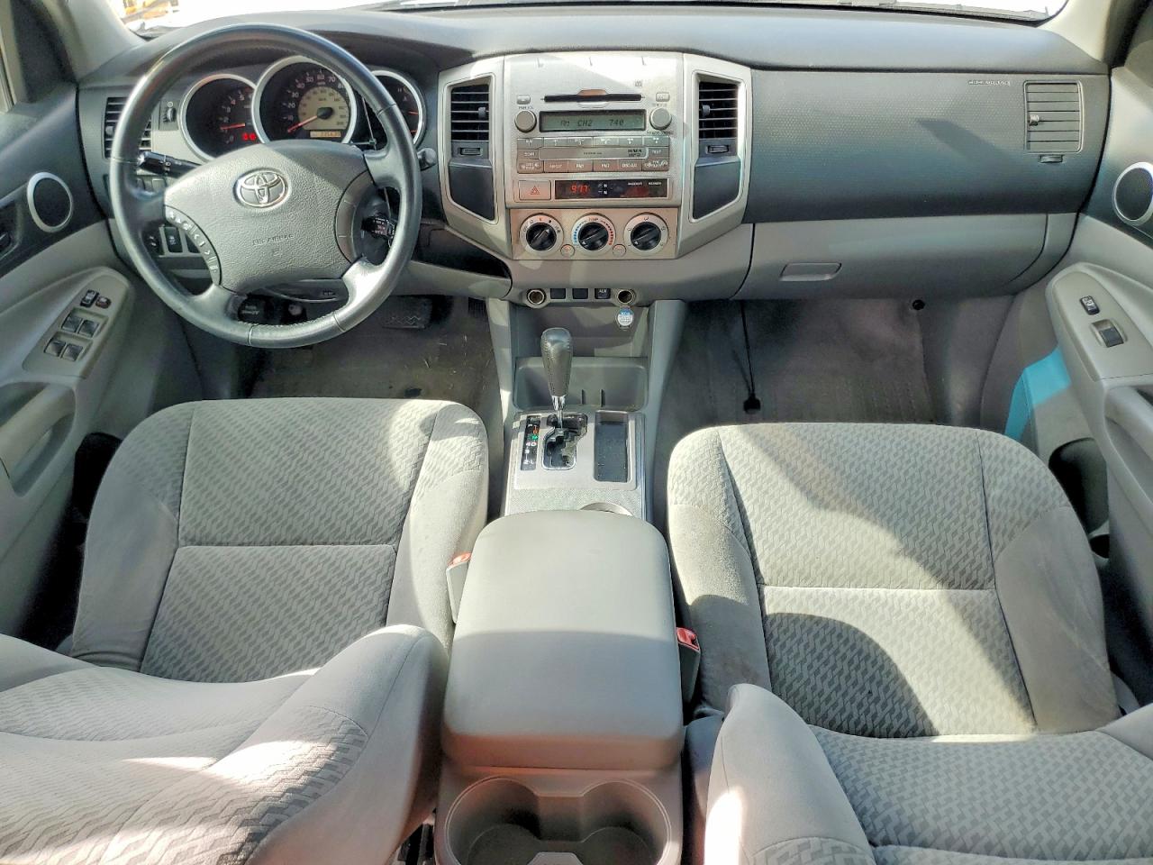 2009 Toyota Tacoma Double Cab Prerunner Long Bed Silver vin: 3TMKU72N09M018894
