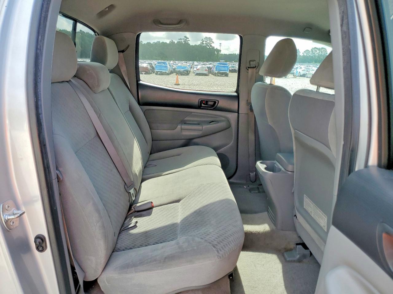 2009 Toyota Tacoma Double Cab Prerunner Long Bed Silver vin: 3TMKU72N09M018894