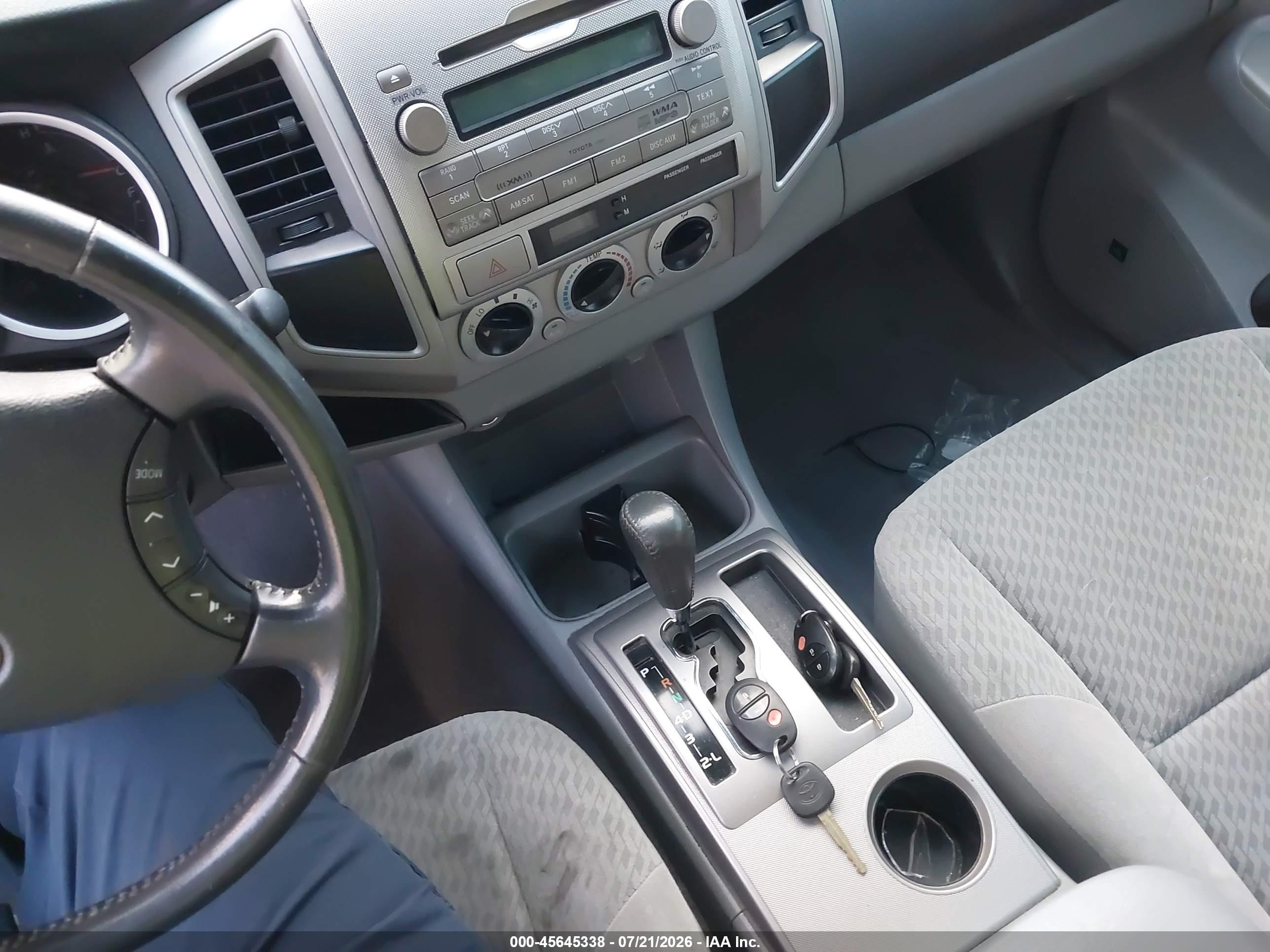 2009 Toyota Tacoma Prerunner V6 Black vin: 3TMKU72N09M021391