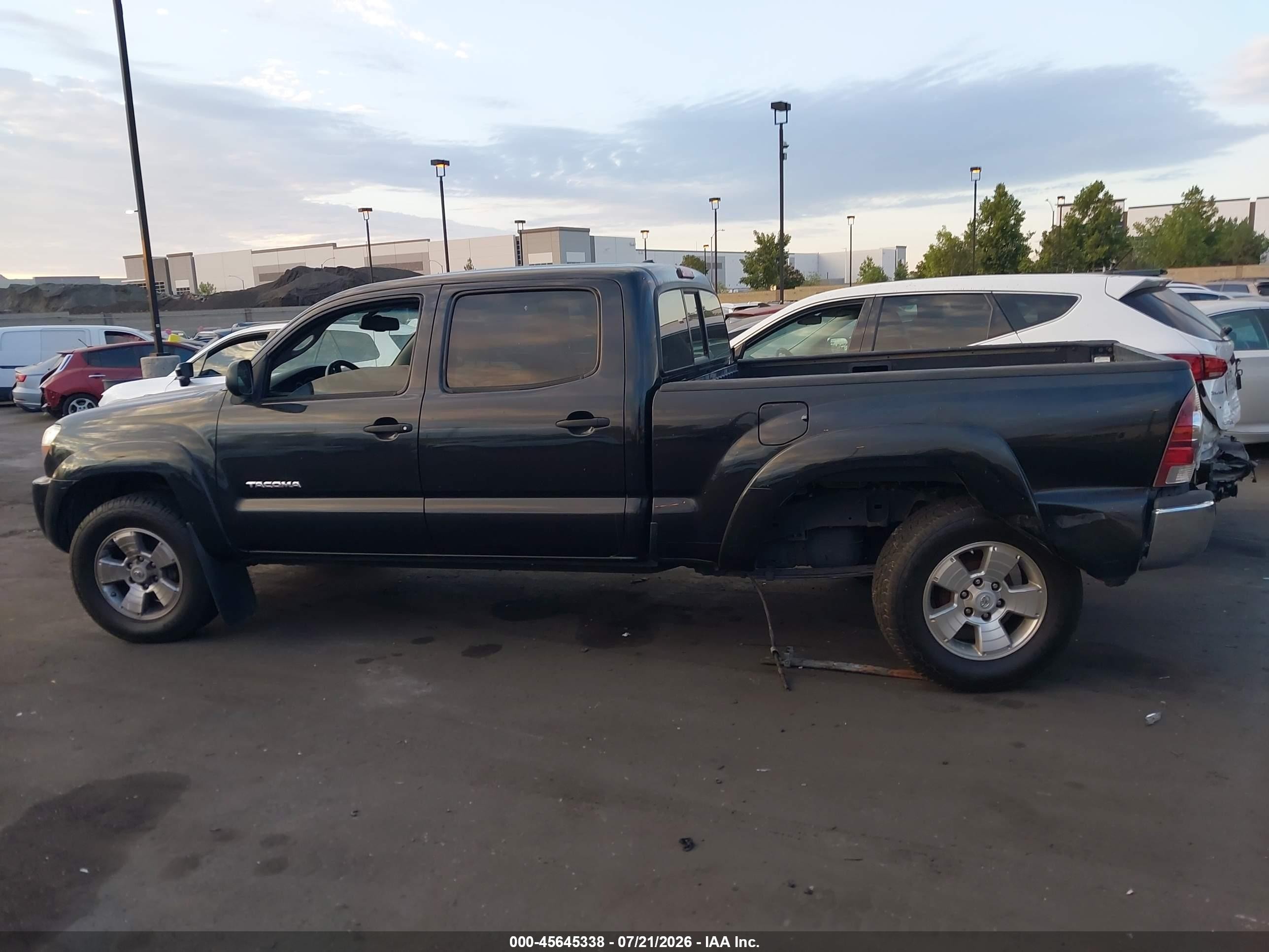 2009 Toyota Tacoma Prerunner V6 Black vin: 3TMKU72N09M021391