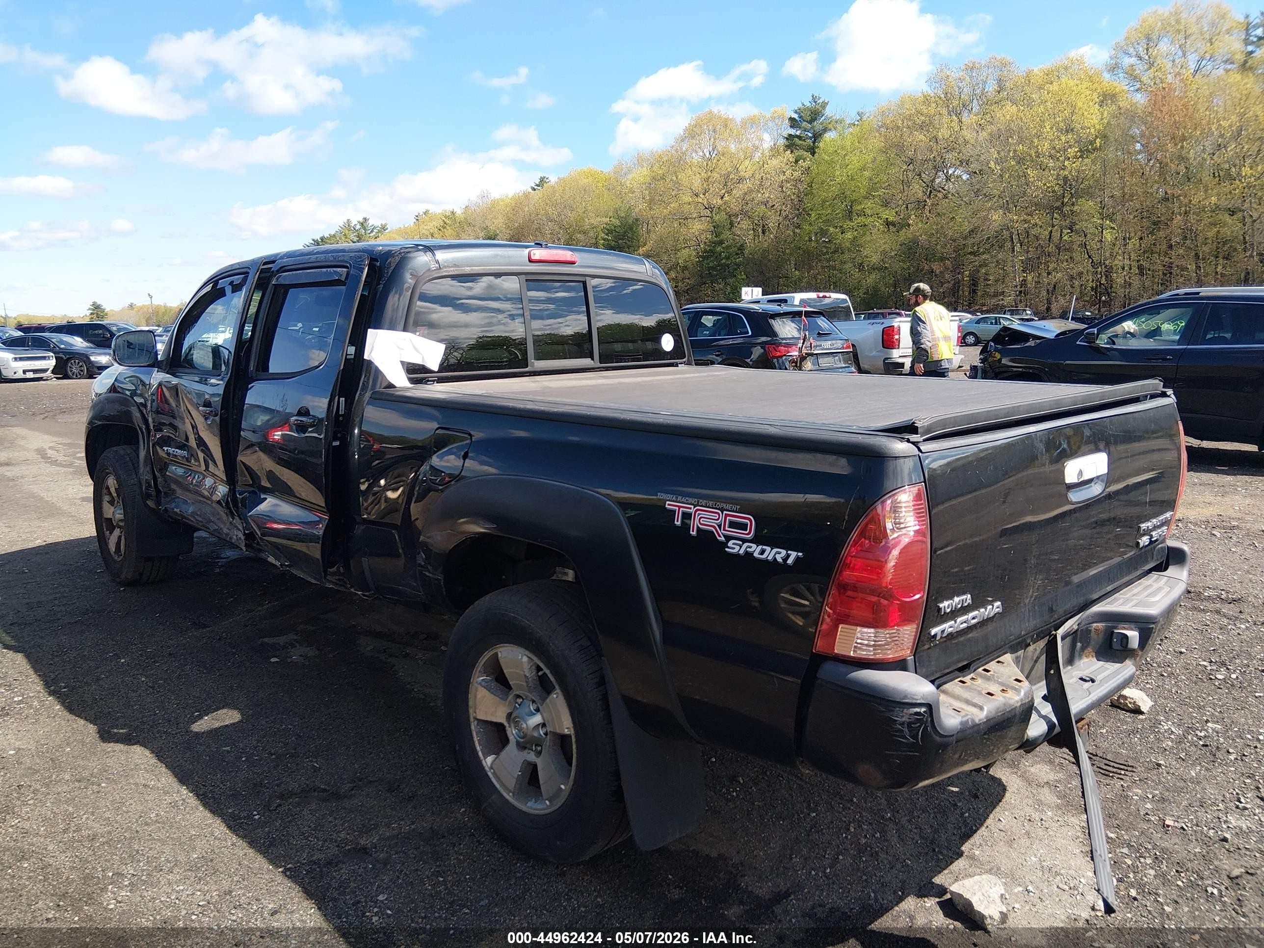 2006 Toyota Tacoma Prerunner V6 Черный vin: 3TMKU72N16M010055