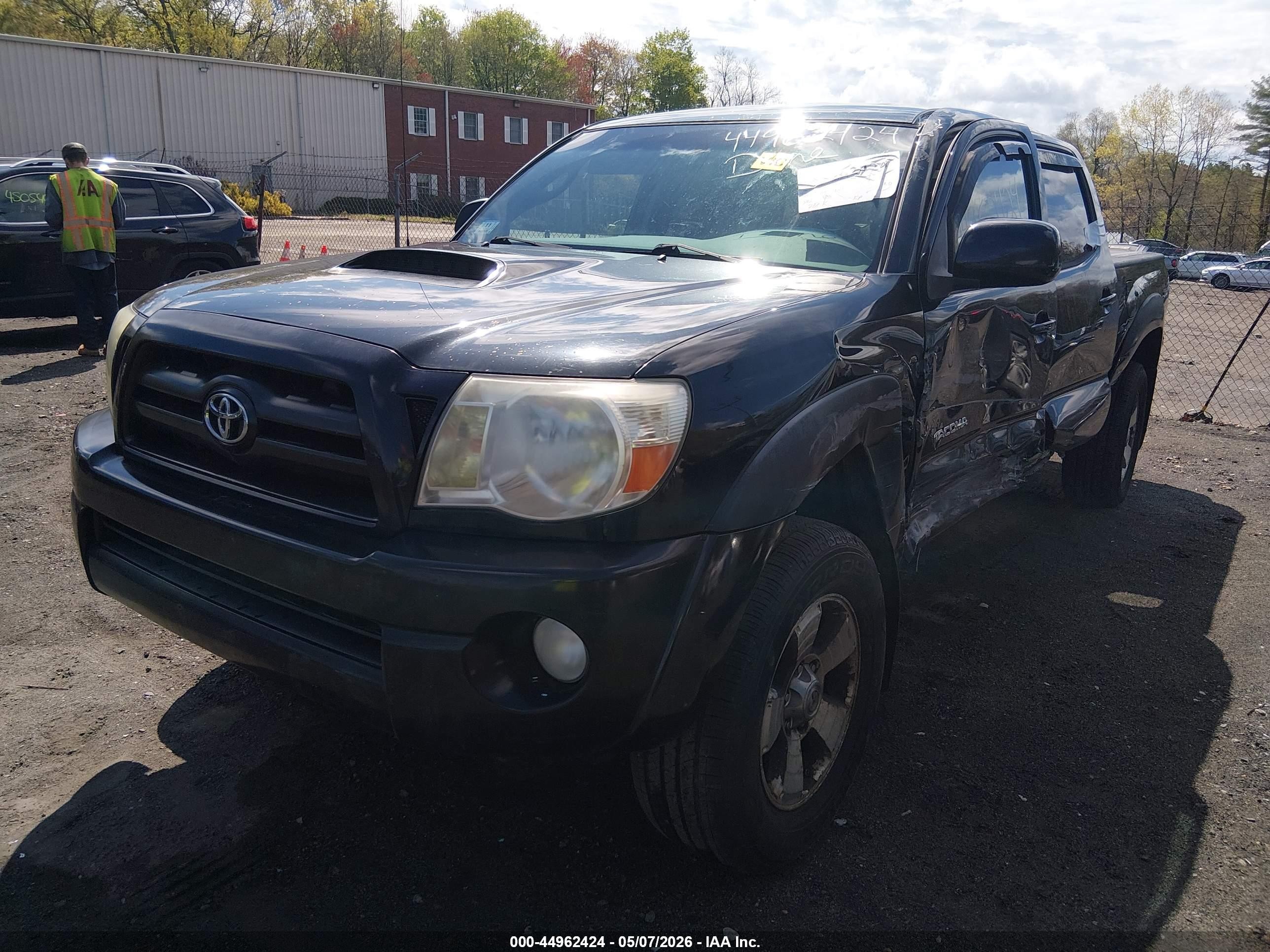 2006 Toyota Tacoma Prerunner V6 Черный vin: 3TMKU72N16M010055