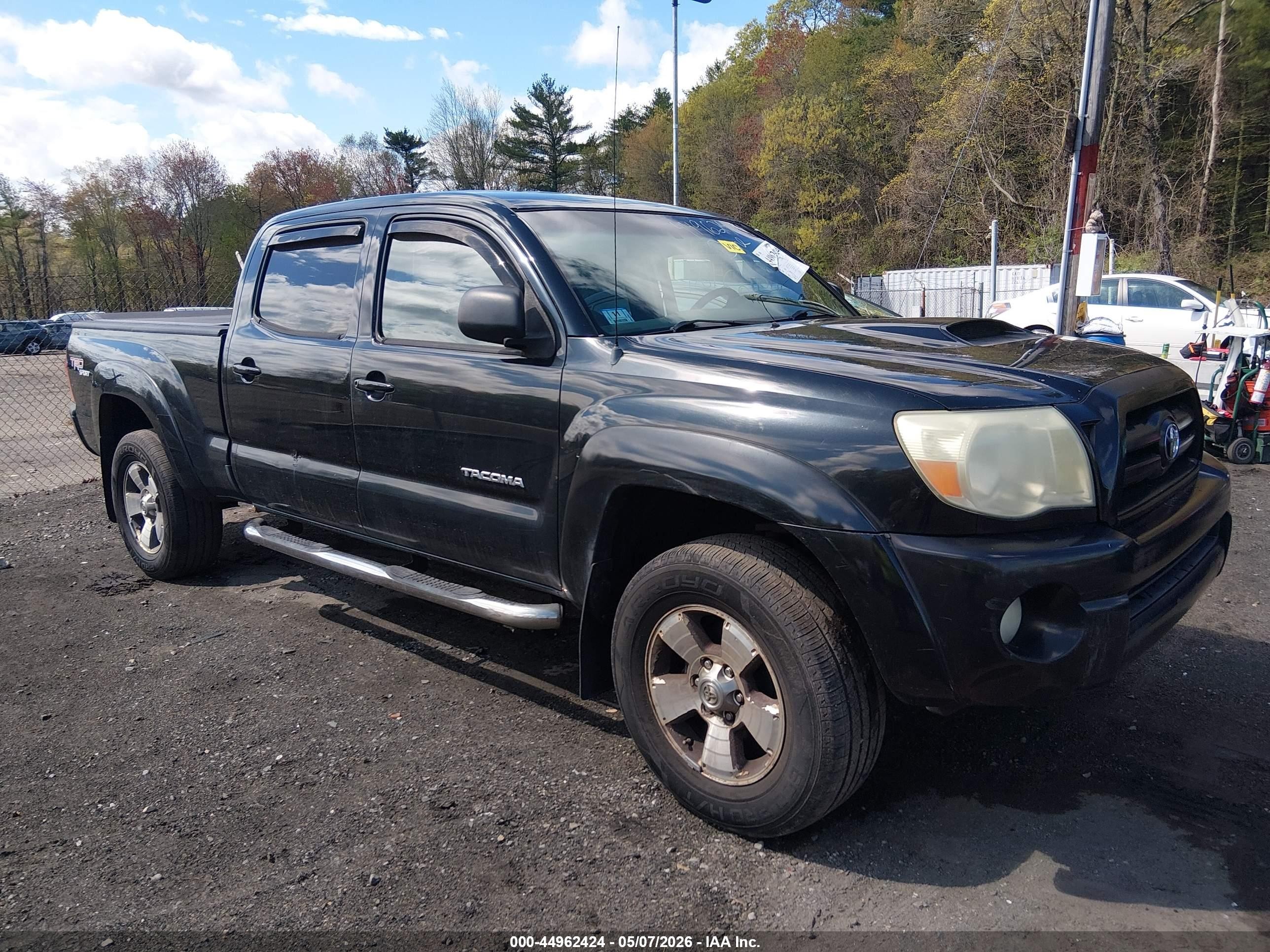2006 Toyota Tacoma Prerunner V6 Черный vin: 3TMKU72N16M010055