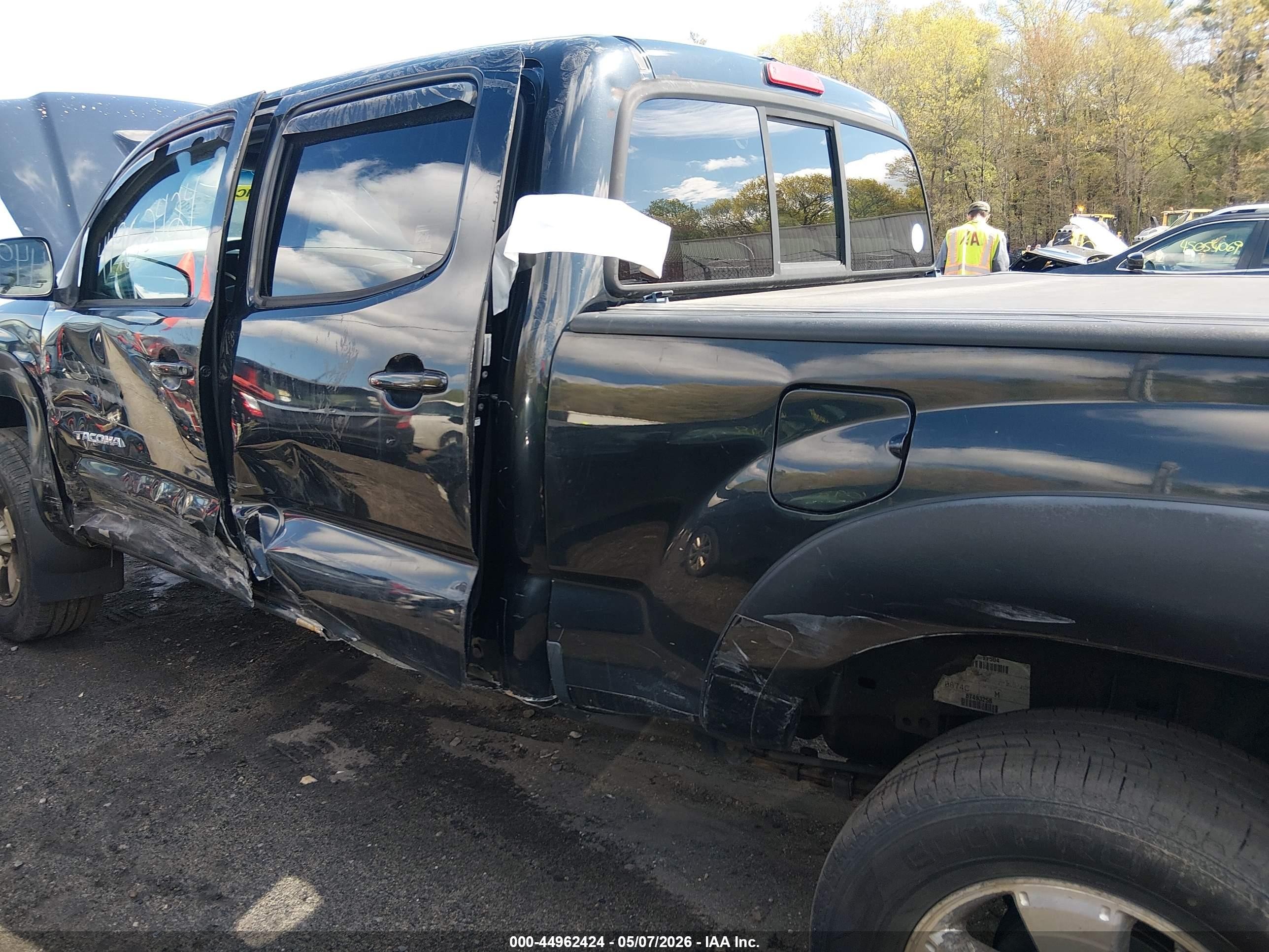 2006 Toyota Tacoma Prerunner V6 Черный vin: 3TMKU72N16M010055