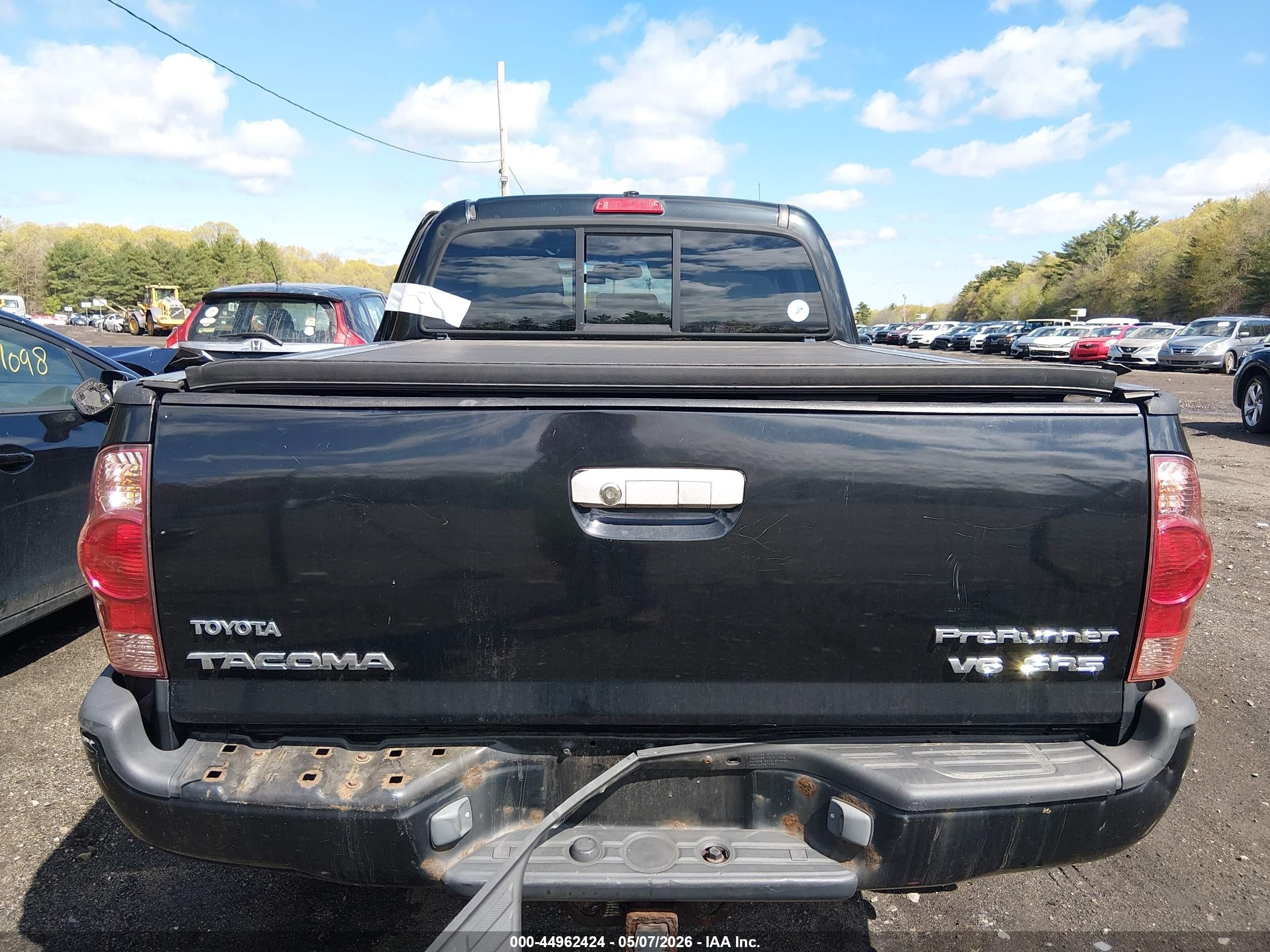 2006 Toyota Tacoma Prerunner V6 Черный vin: 3TMKU72N16M010055