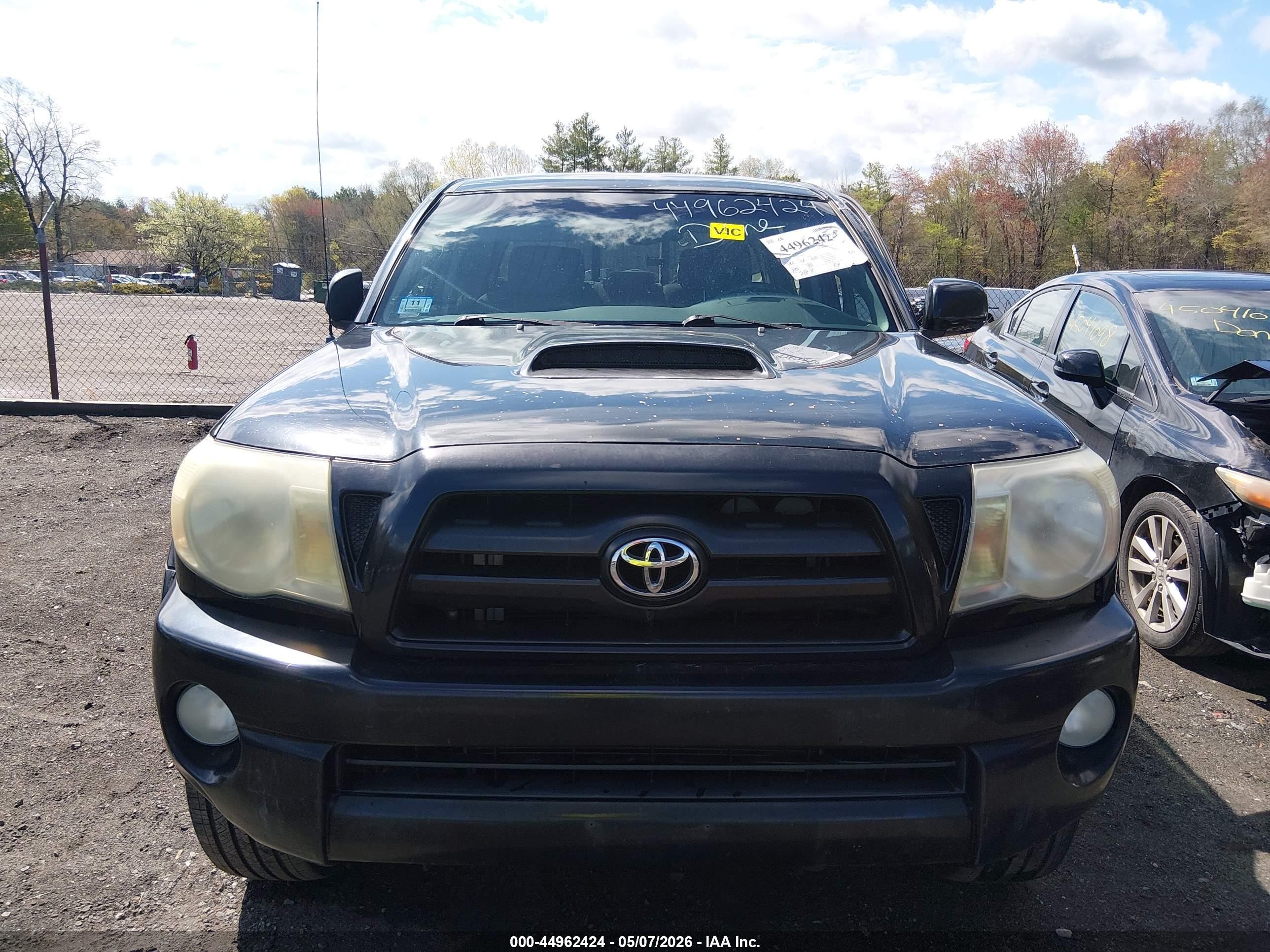 2006 Toyota Tacoma Prerunner V6 Черный vin: 3TMKU72N16M010055